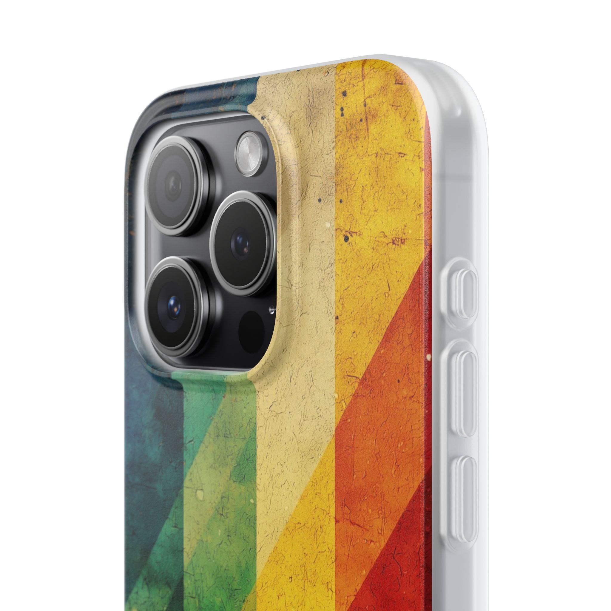 Diagonal Spectrum iPhone 15 Pro Case - Soft