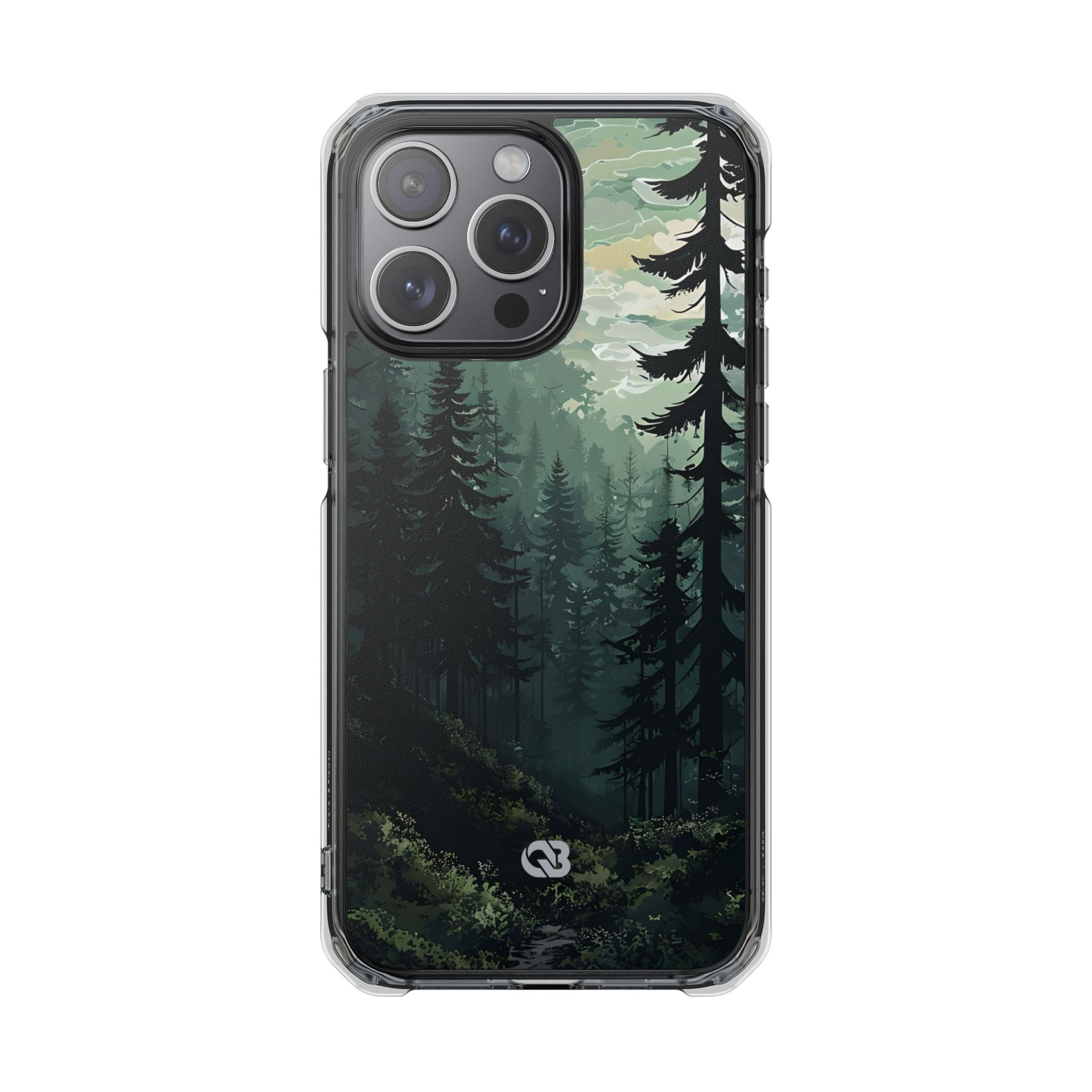 Misty Pine Shadow · Impact Phone Case for iPhone · Magsafe