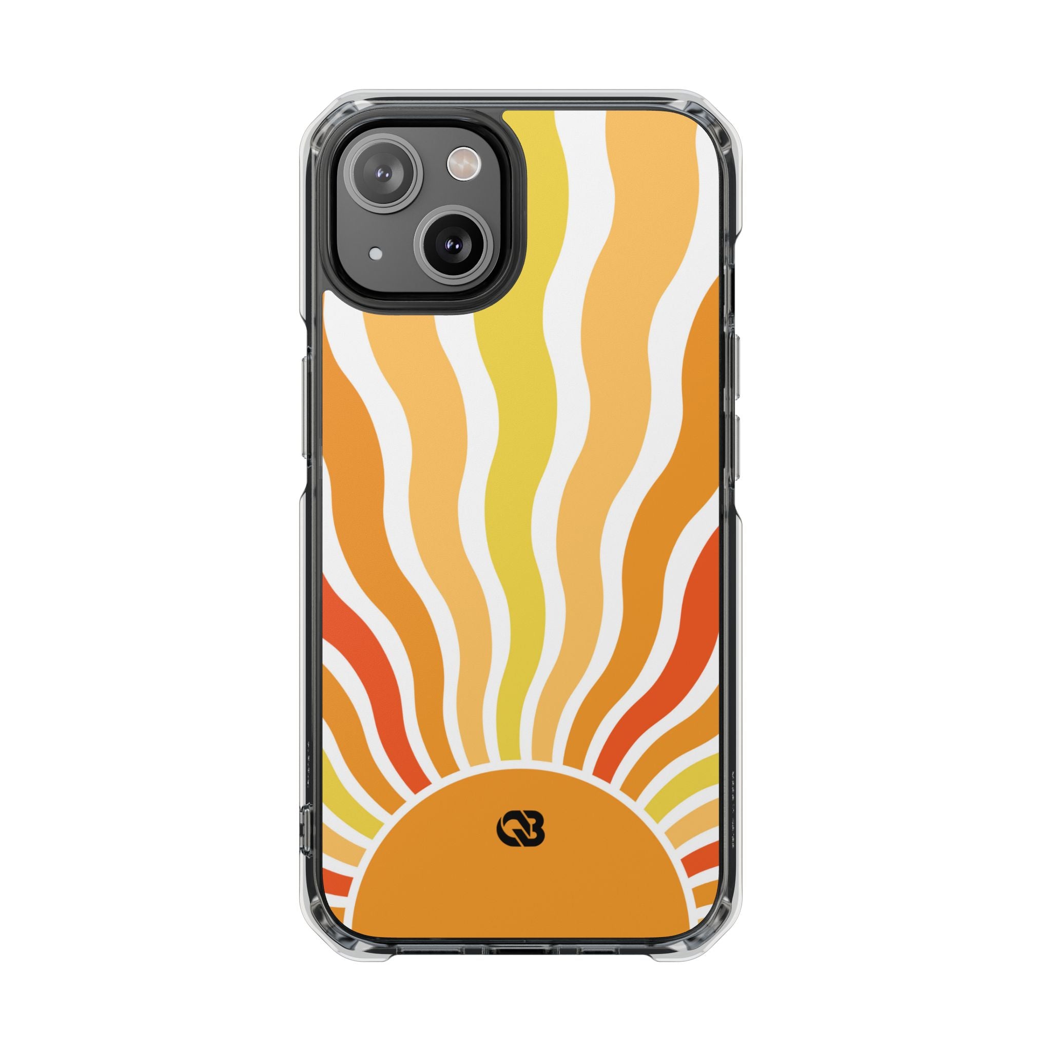 Amber Solar Waves · Impact Phone Case for iPhone · Magsafe