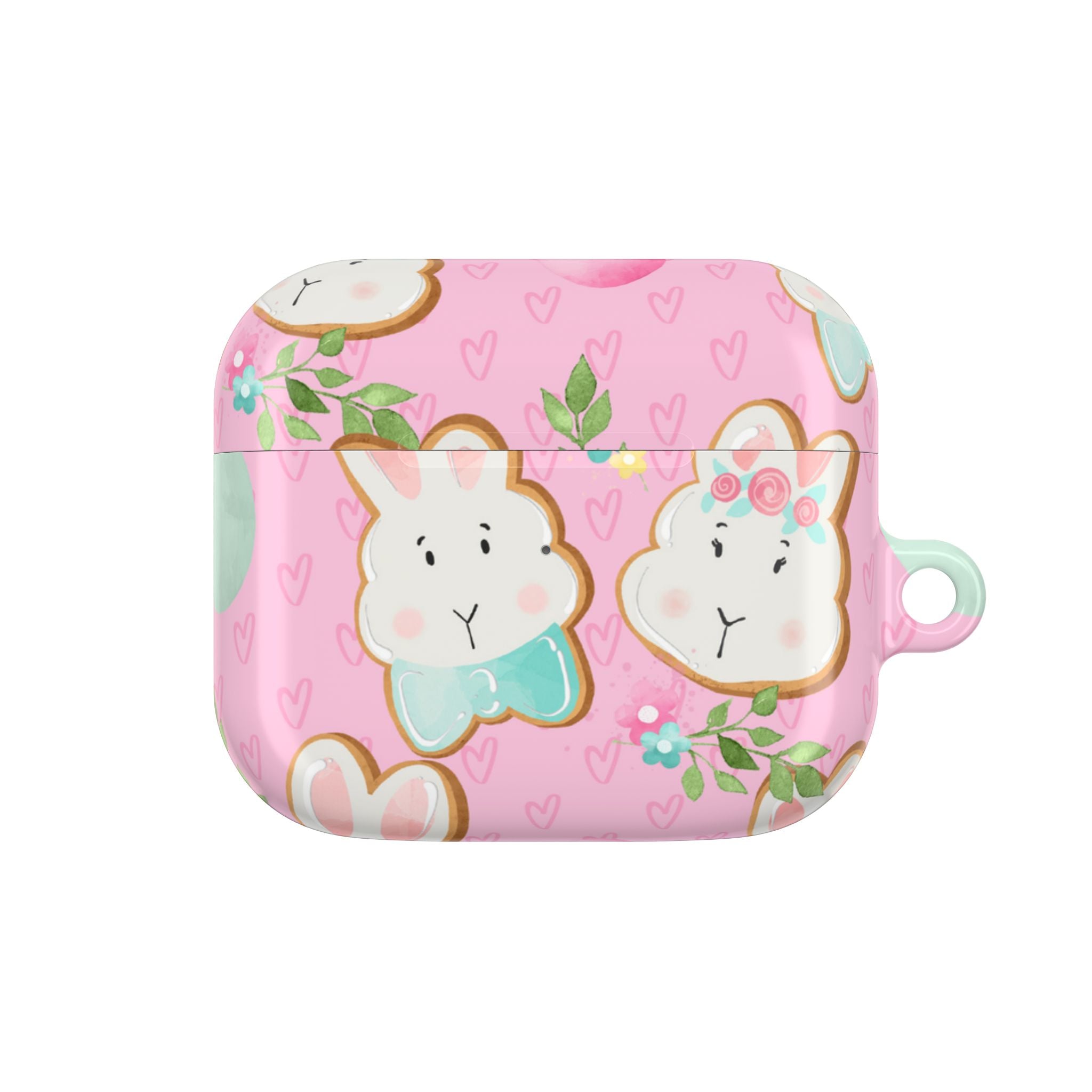 Blushing Bunny Bloom - AirPods Case
