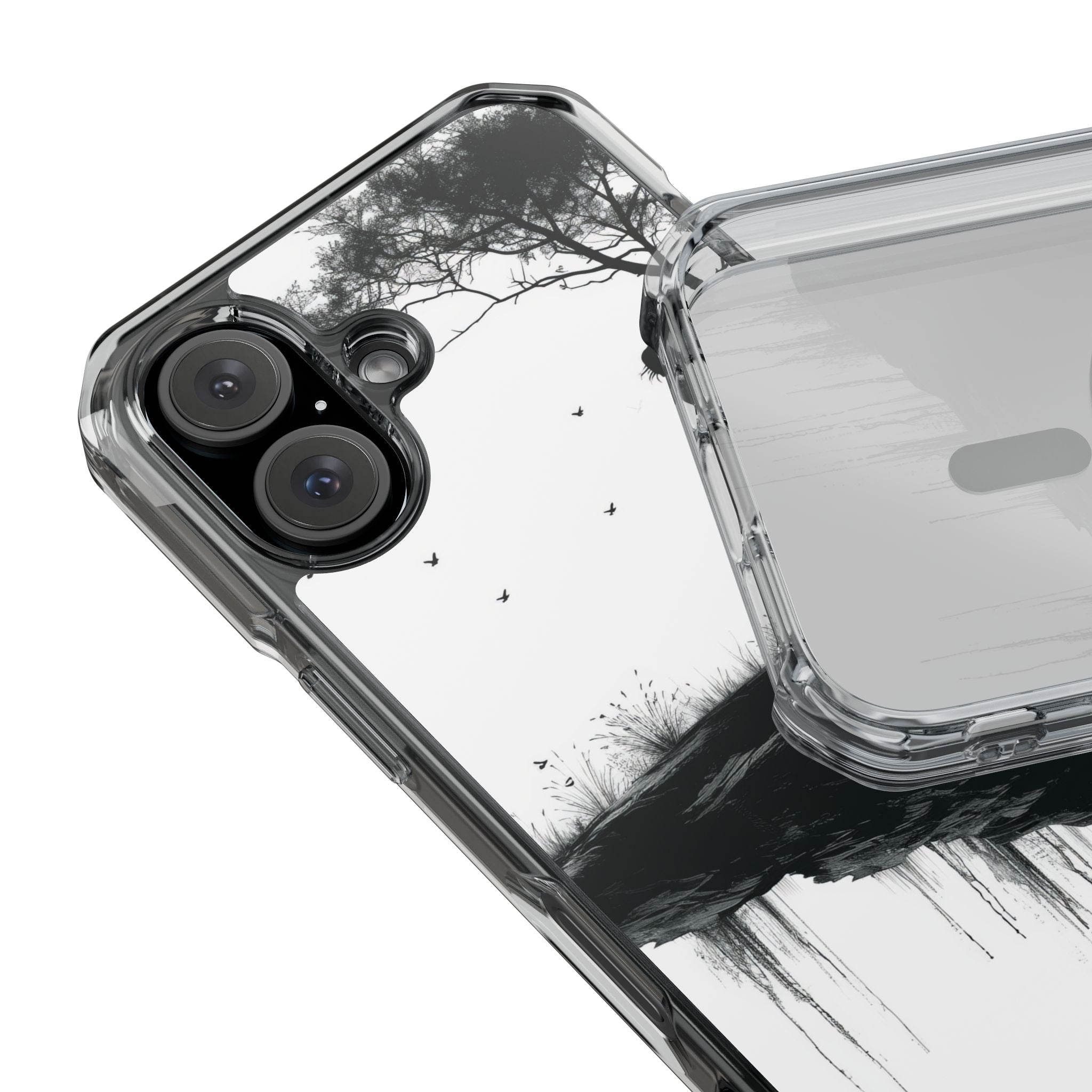 Cliffside Silhouette iPhone 16 Case - Impact - CASE•BOB