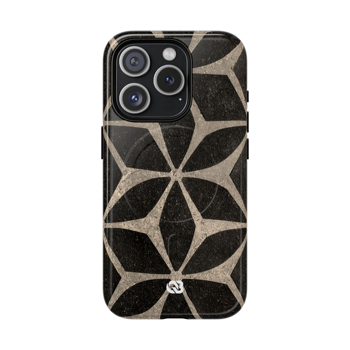 Concrete Mosaic Star · Tough 2.0 Magnetic Phone Case for iPhone · Black