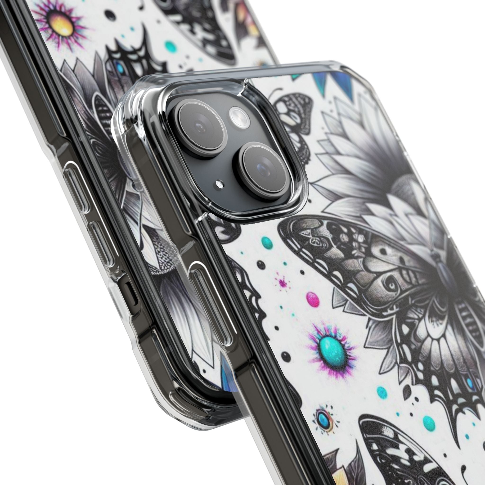 Butterfly Bloom iPhone 15 Plus Cover - Impact