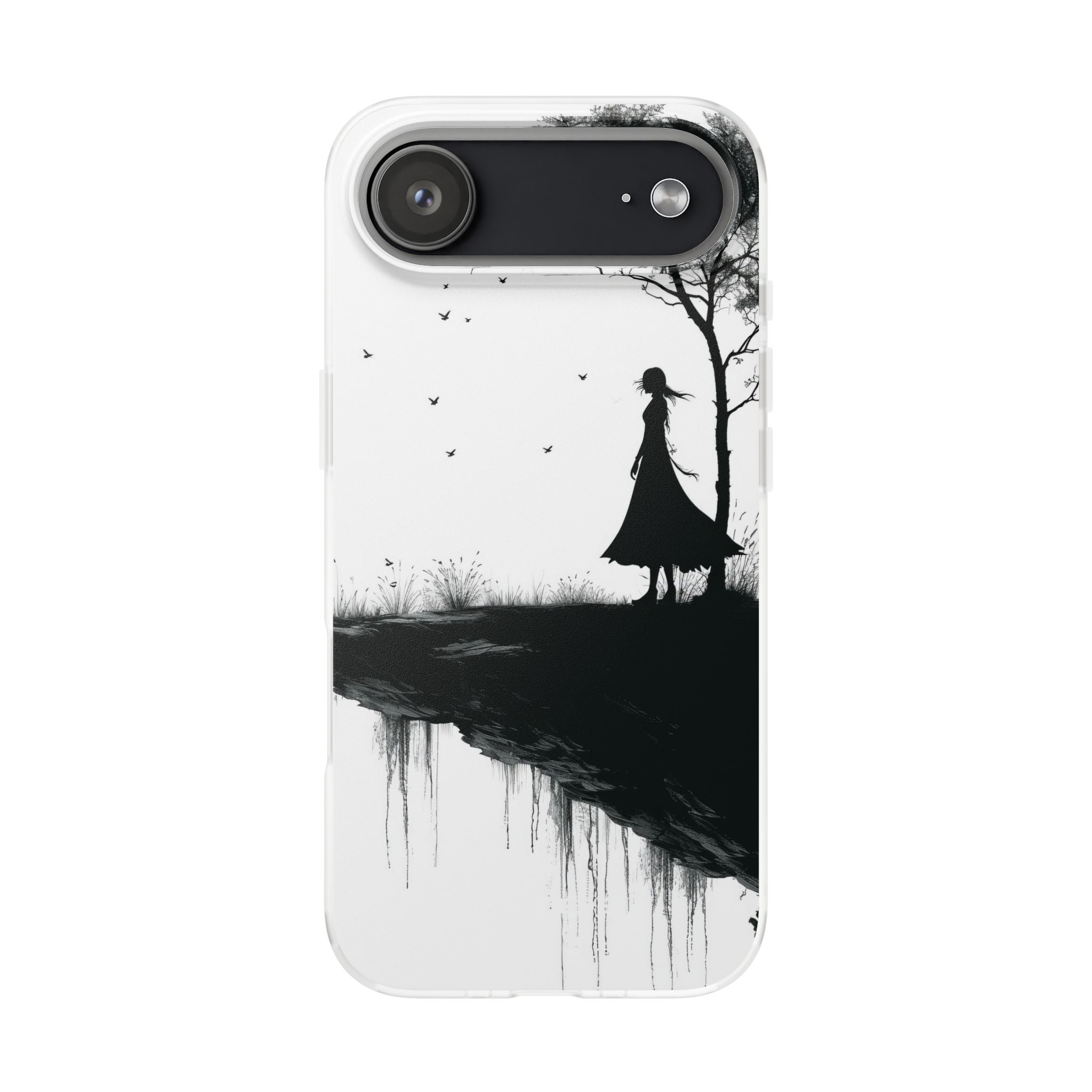 Cliffside Silhouette iPhone 17 Air Case - Soft - CASE•BOB