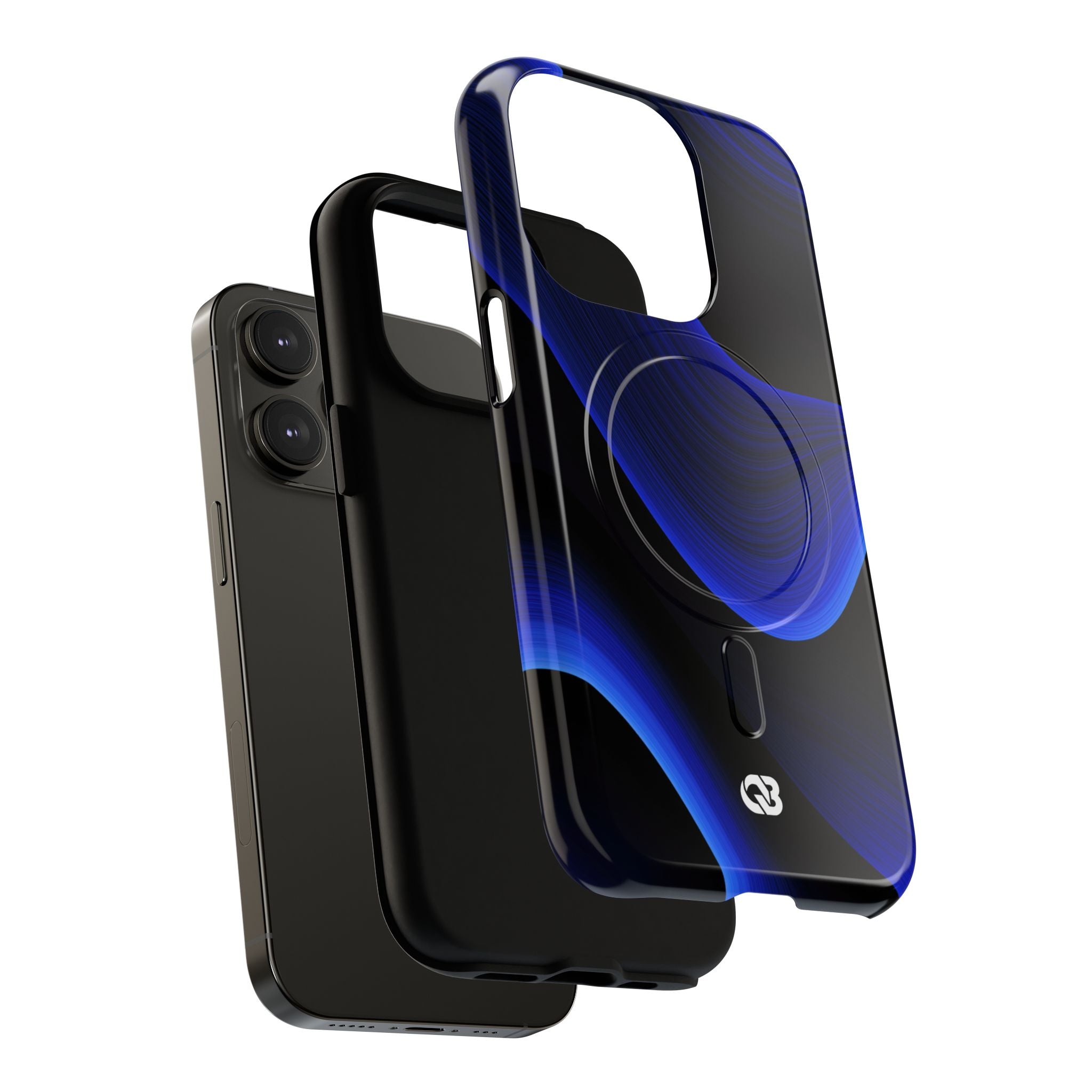Blue Tough 2.0 Magsafe Phone Case for iPhone - Electric Cobalt Flow