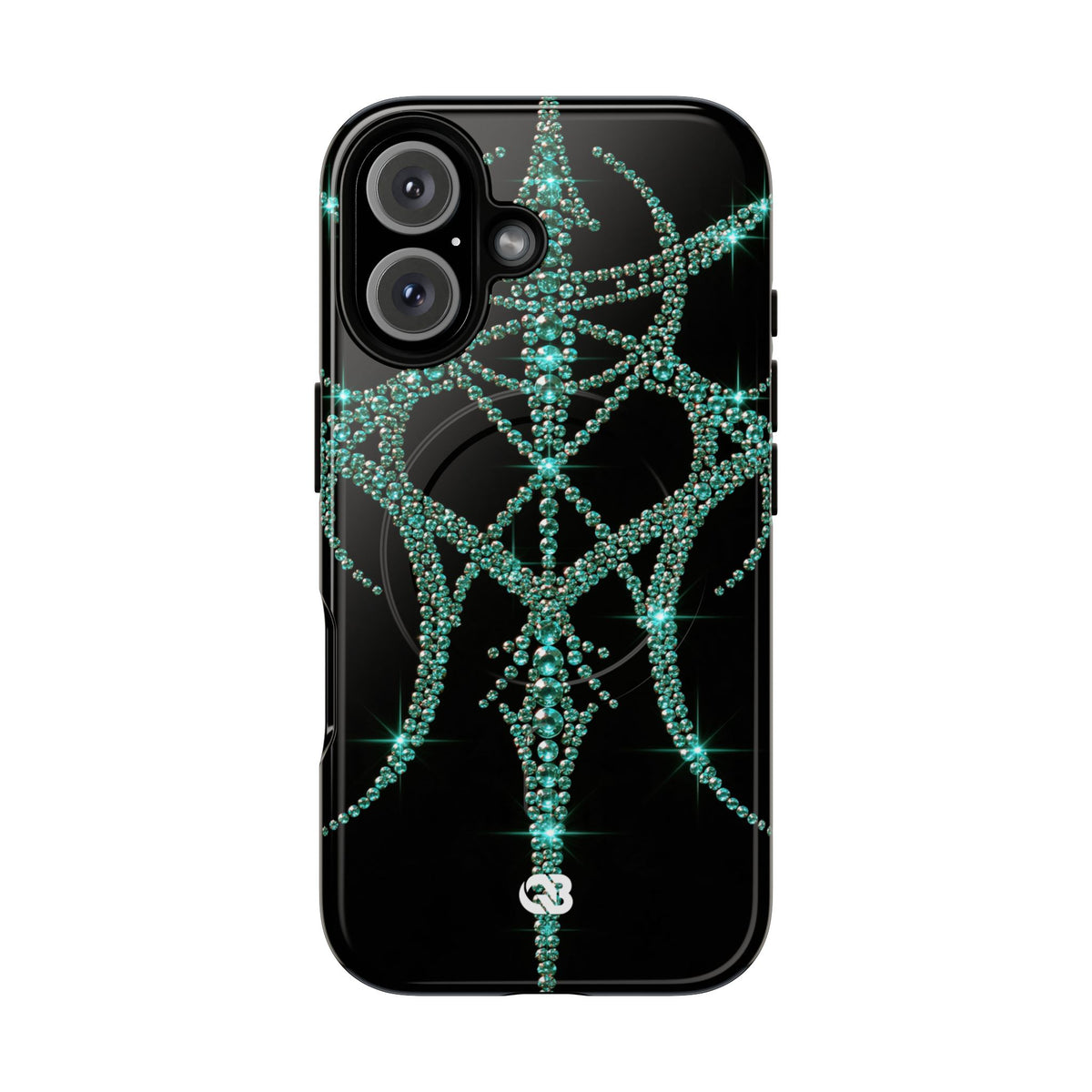 Teal Cyber Sigil · Tough 2.0 Magnetic Phone Case for iPhone · Teal