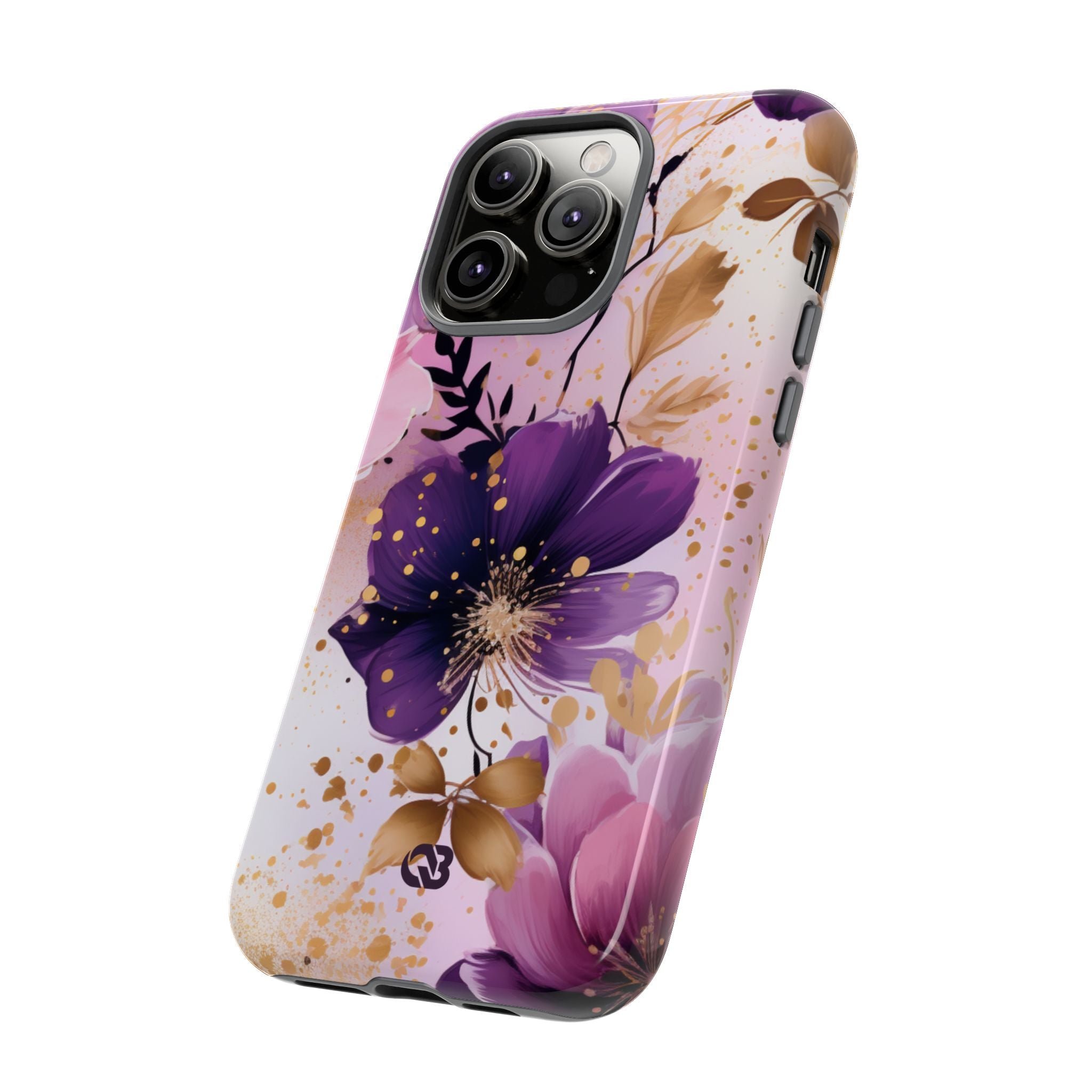 Gilded Violet Bloom · Tough Phone Case for iPhone