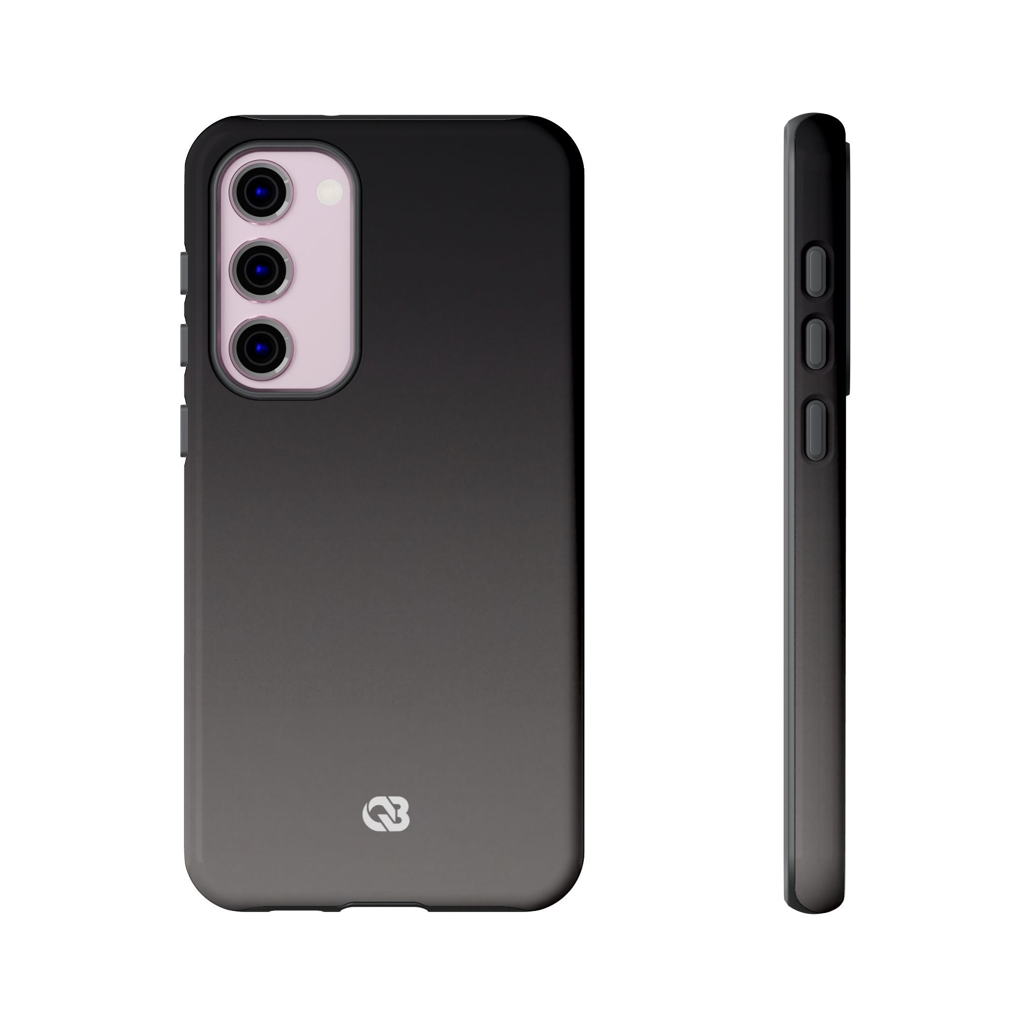Grey Tough Phone Case for Samsung - Obsidian Ash Fade