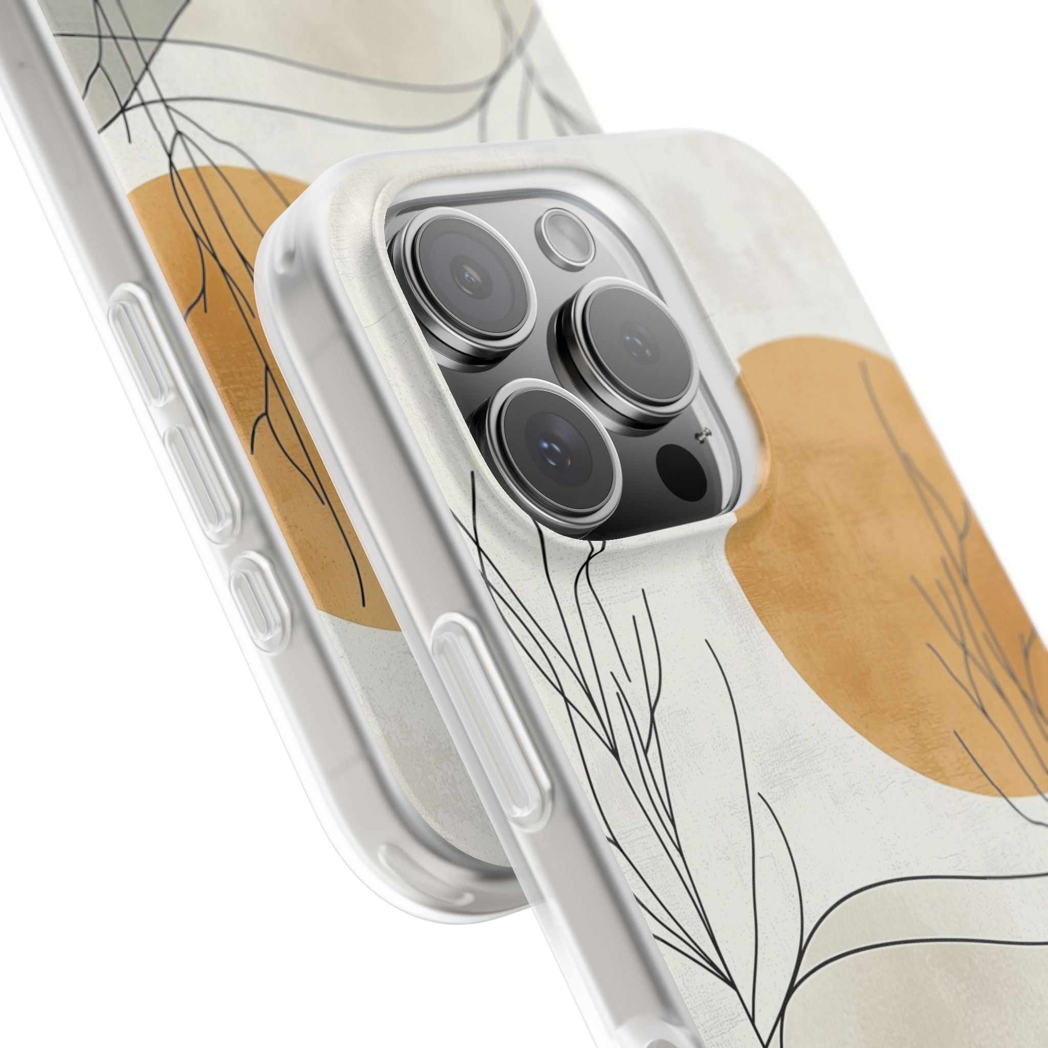 Orange Halo iPhone 16 Pro Case - Soft