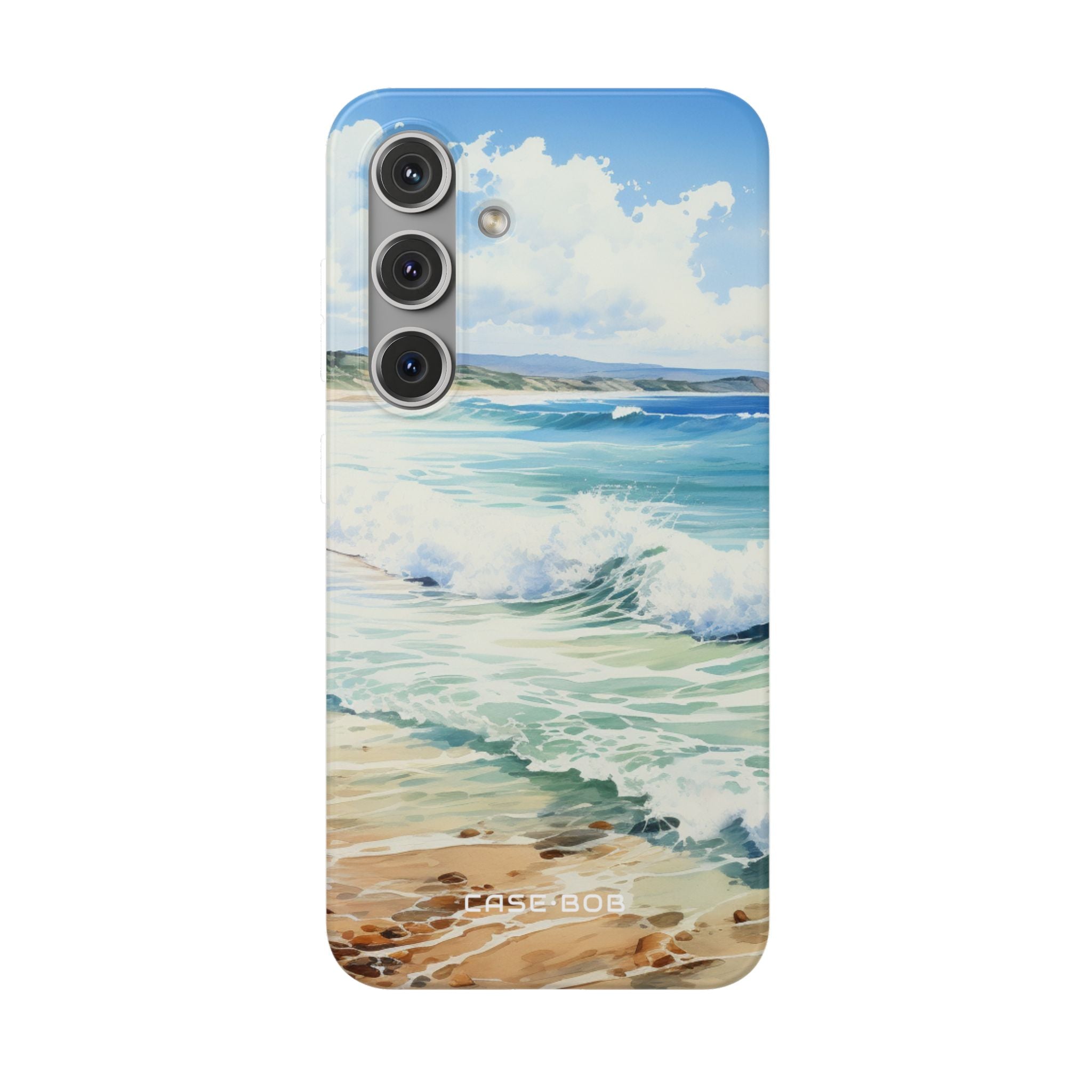 Foamy Wave Breeze Samsung S24 Case - Soft