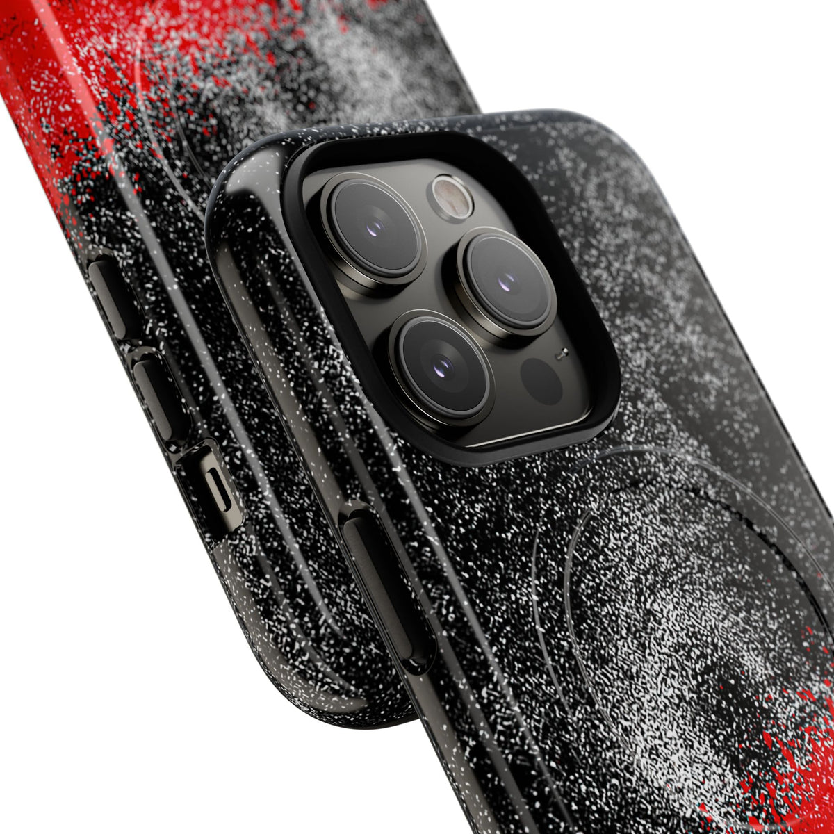 Crimson Noir Drip · Tough 2.0 Magnetic Phone Case for iPhone · Black