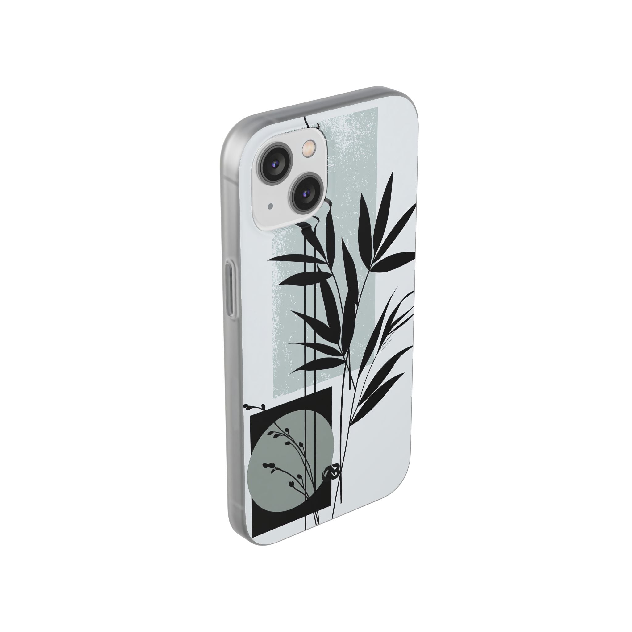 Grey Lite Phone Case for iPhone - Sage Bamboo Noir