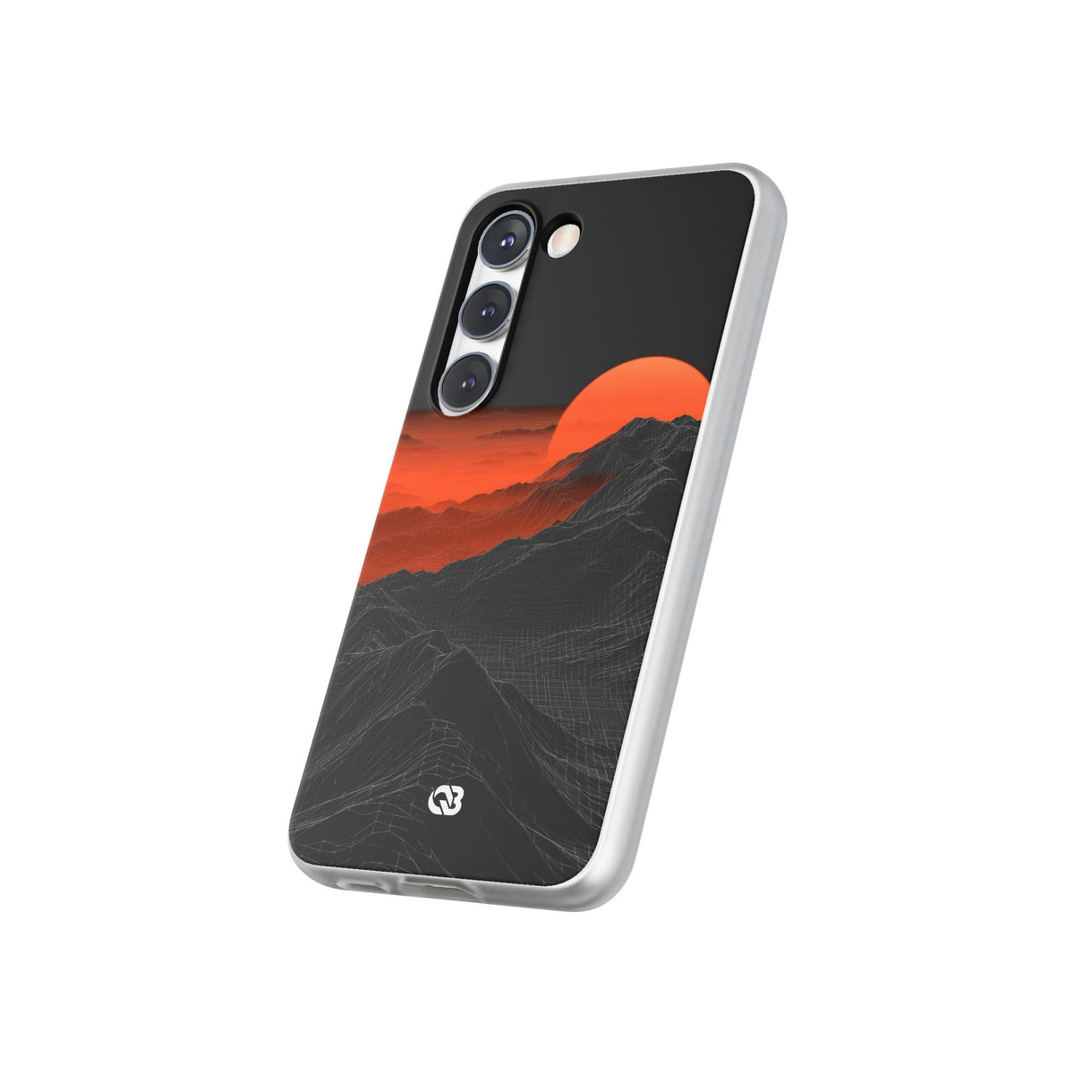 Solar Ridge Mesh · Lite Phone Case for Samsung · Black