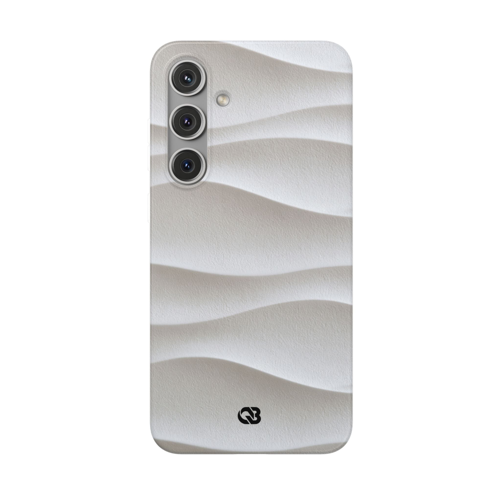 White Lite Phone Case for Samsung - Arctic Flow Ridges