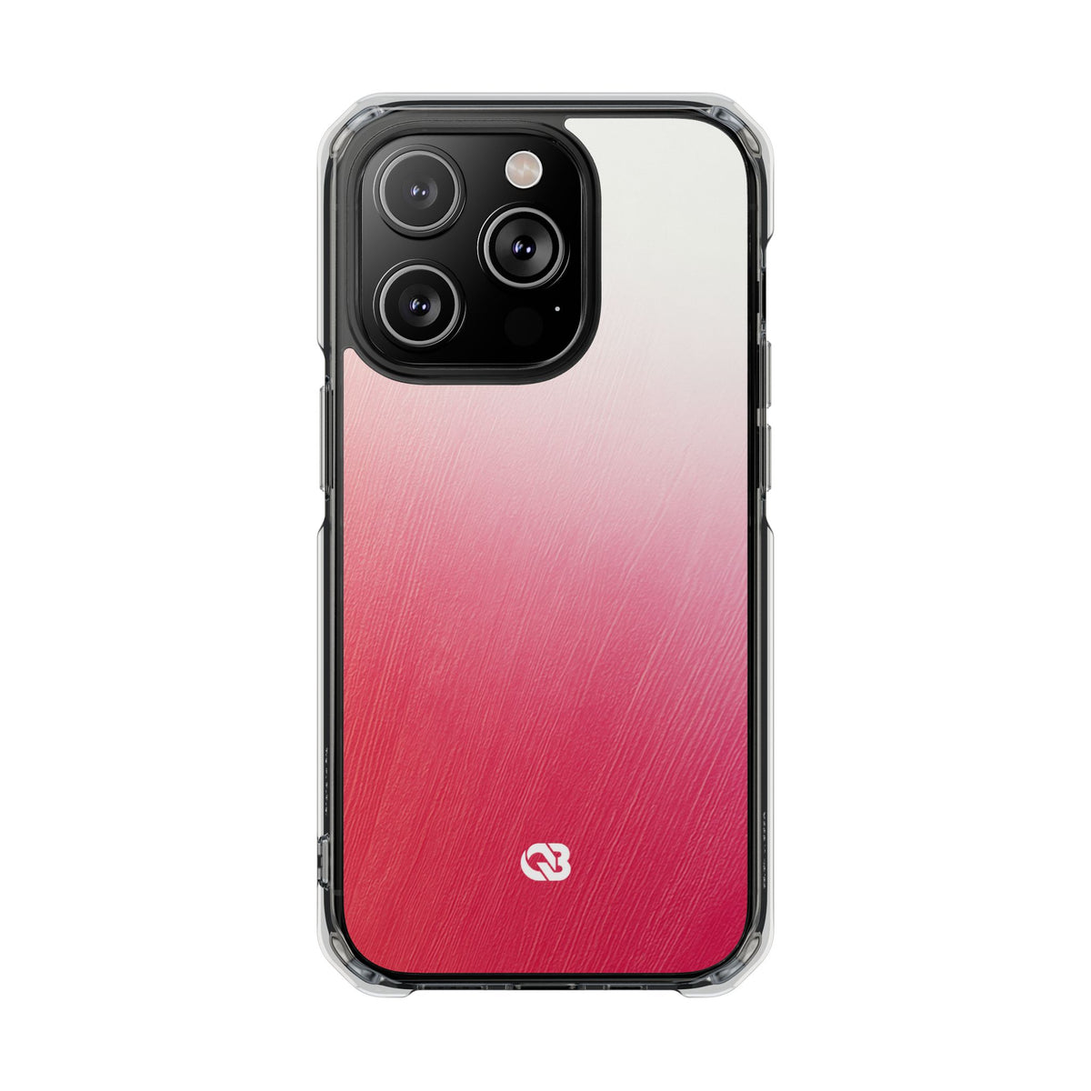 Rose Haze · Clear Impact Magnetic Phone Case for iPhone · Pink