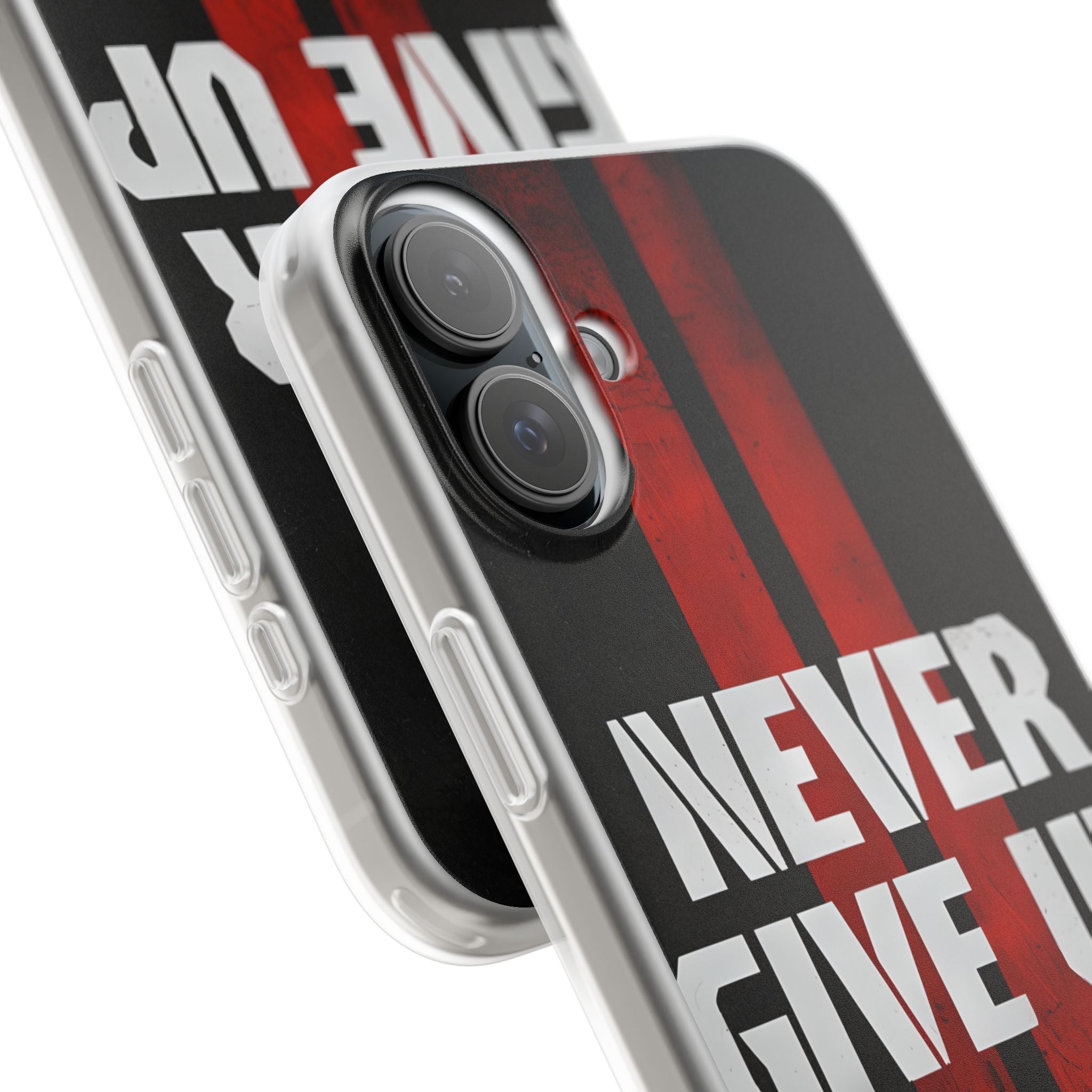 Crimson Grit Resolve · Soft Custodia per iPhone