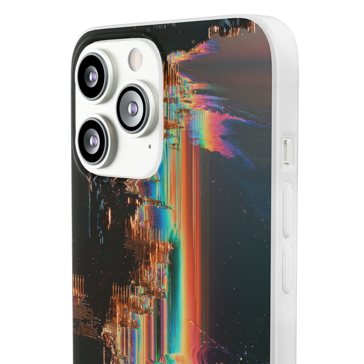 Prismatic Circuit · Lite Phone Case for iPhone · Black
