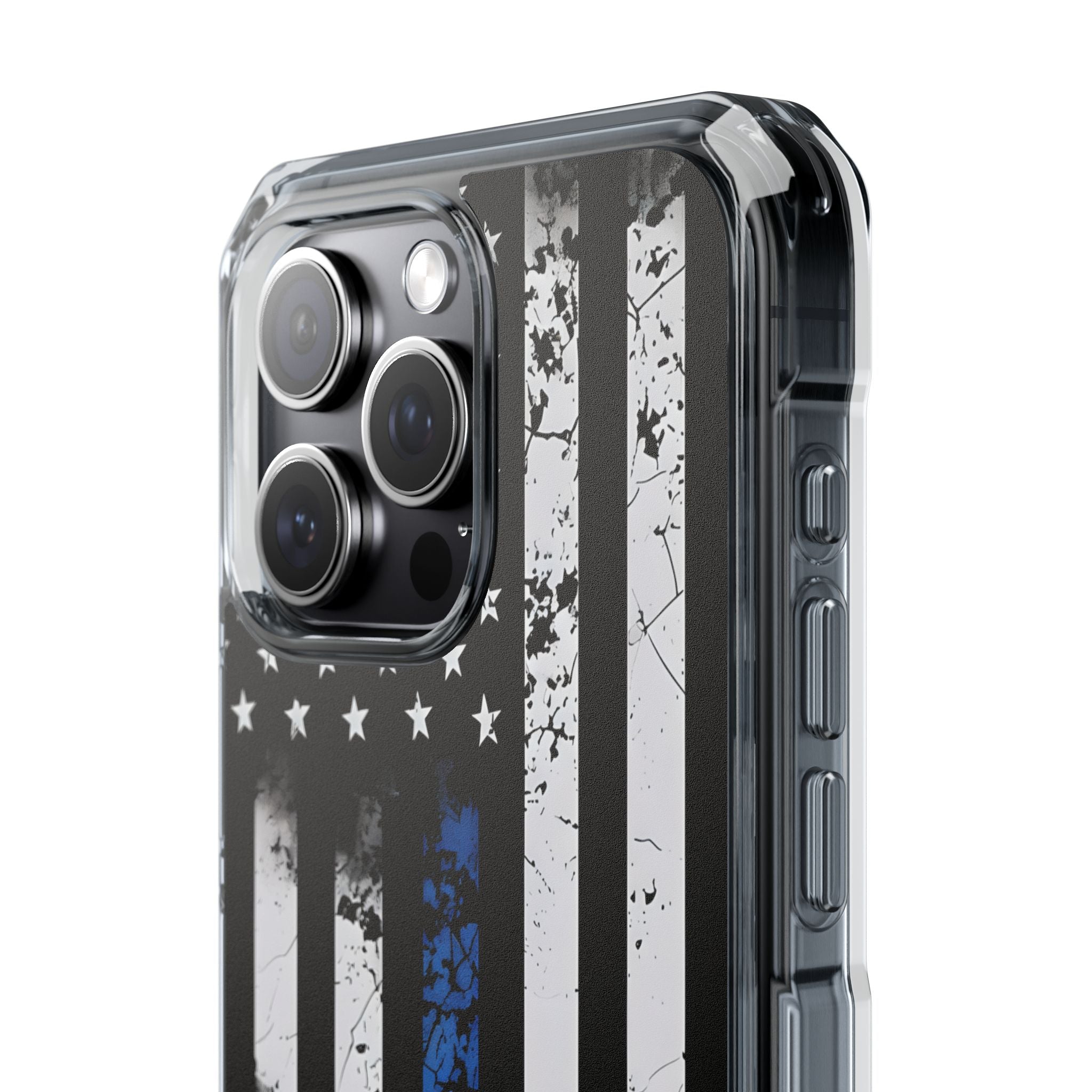 Gritty Cobalt Flag · Impact Phone Case for iPhone · Magsafe