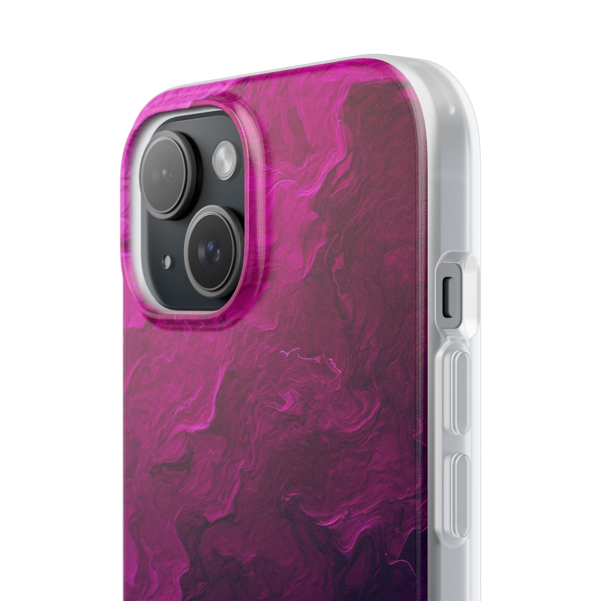 Violet Swirl iPhone 15 Case - Soft