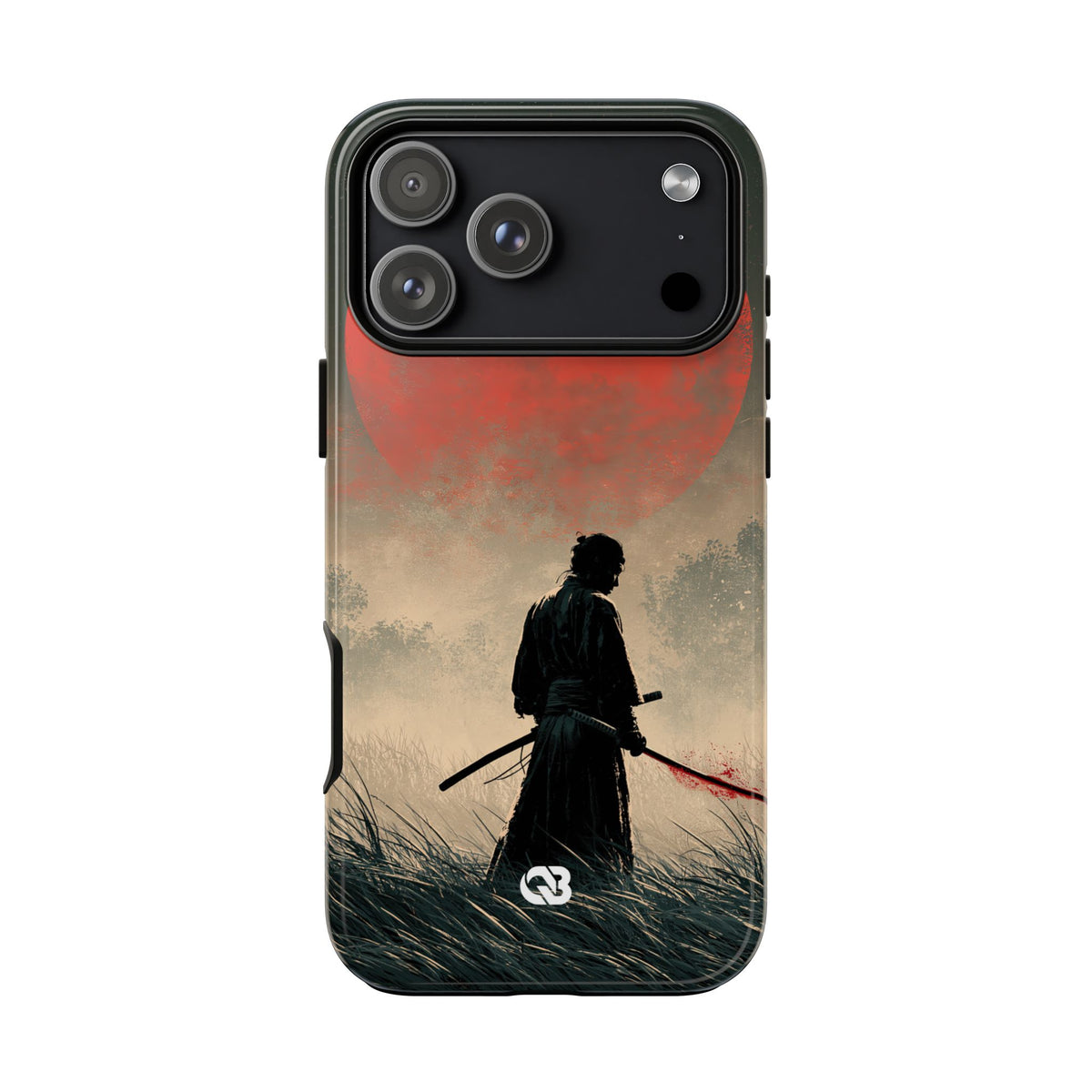 Crimson Moon Ronin · Tough Phone Case for iPhone · Red