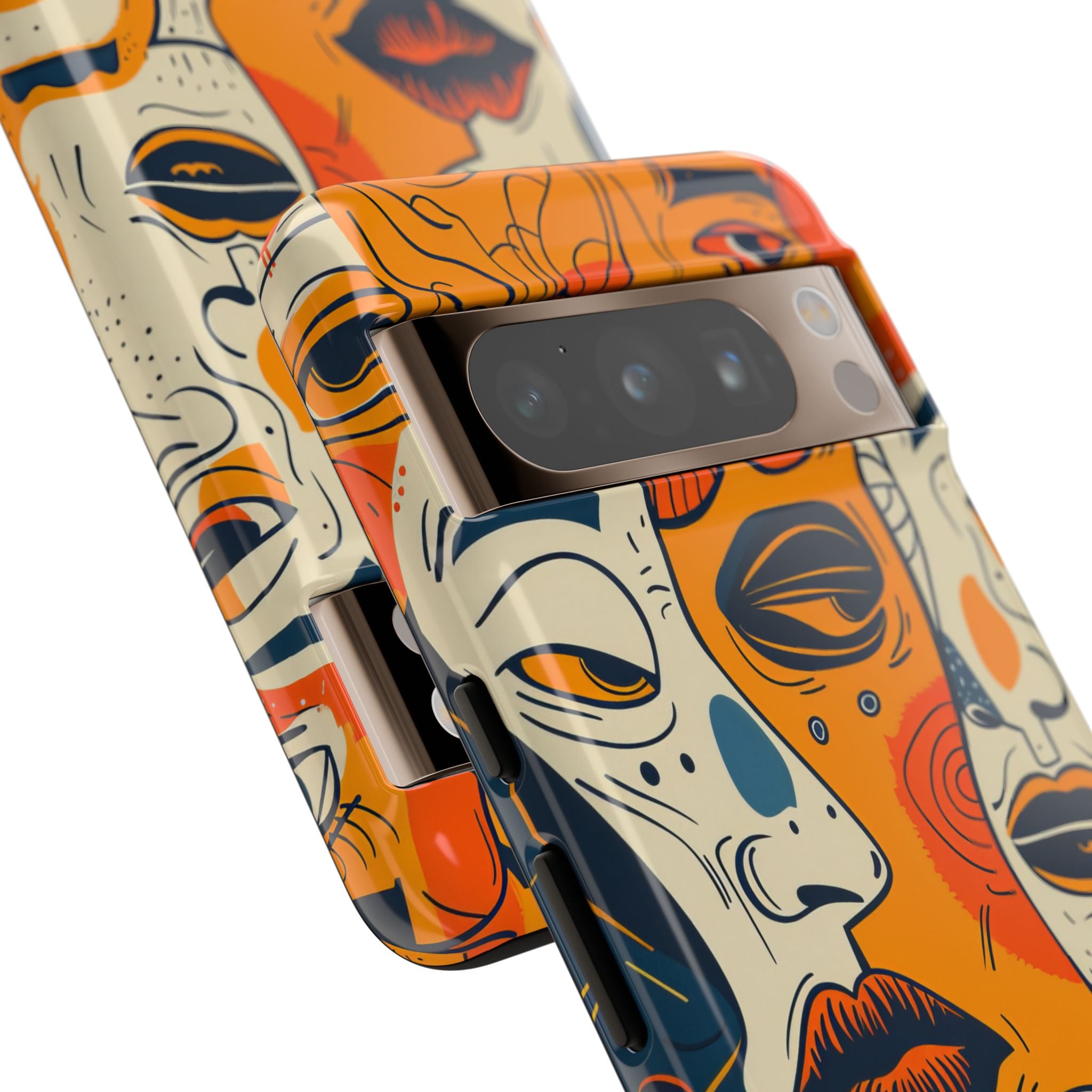 Tangled Faces Sunset Google Pixel 8 Pro Case - Tough