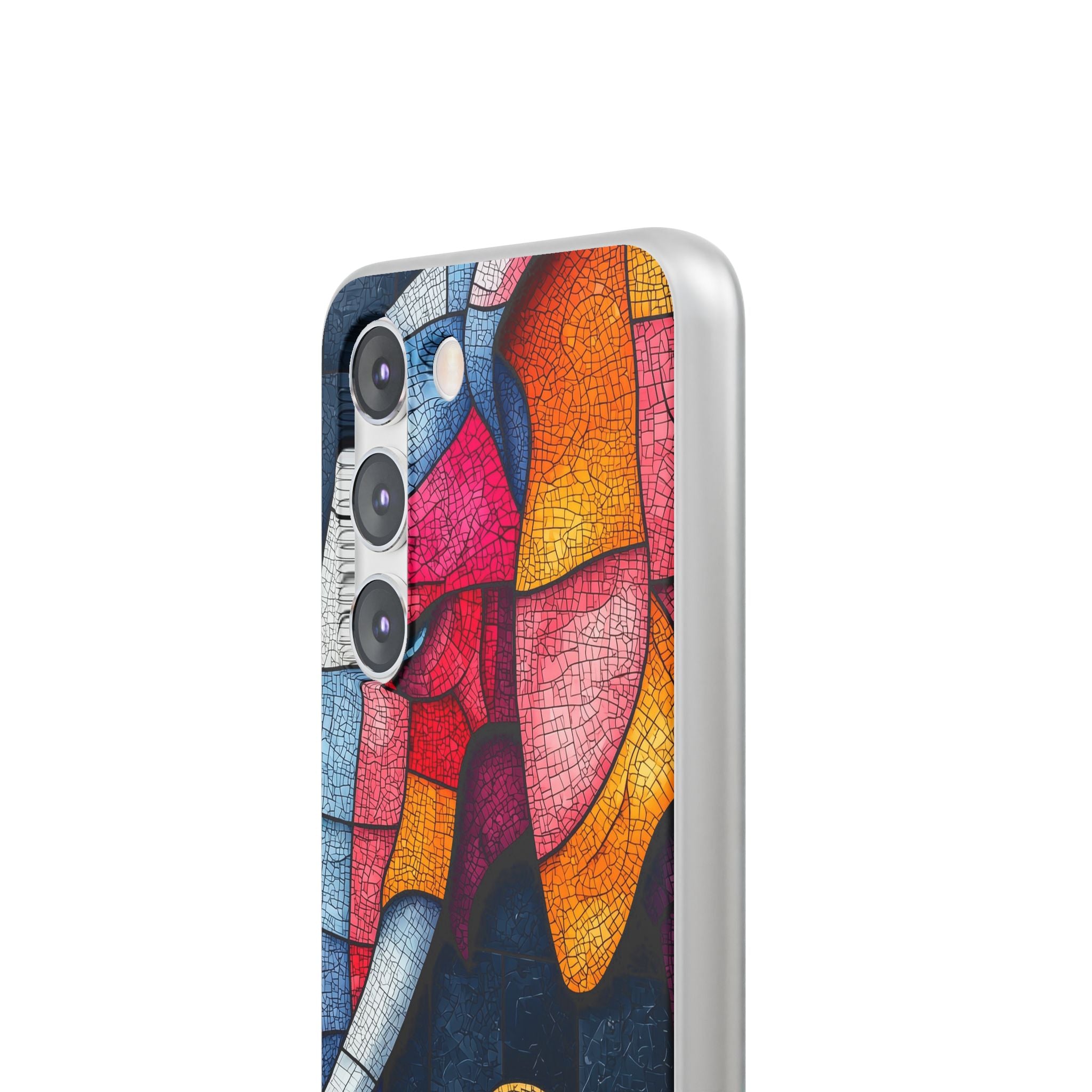 Elephant Mosaic Samsung S23 Case - Soft