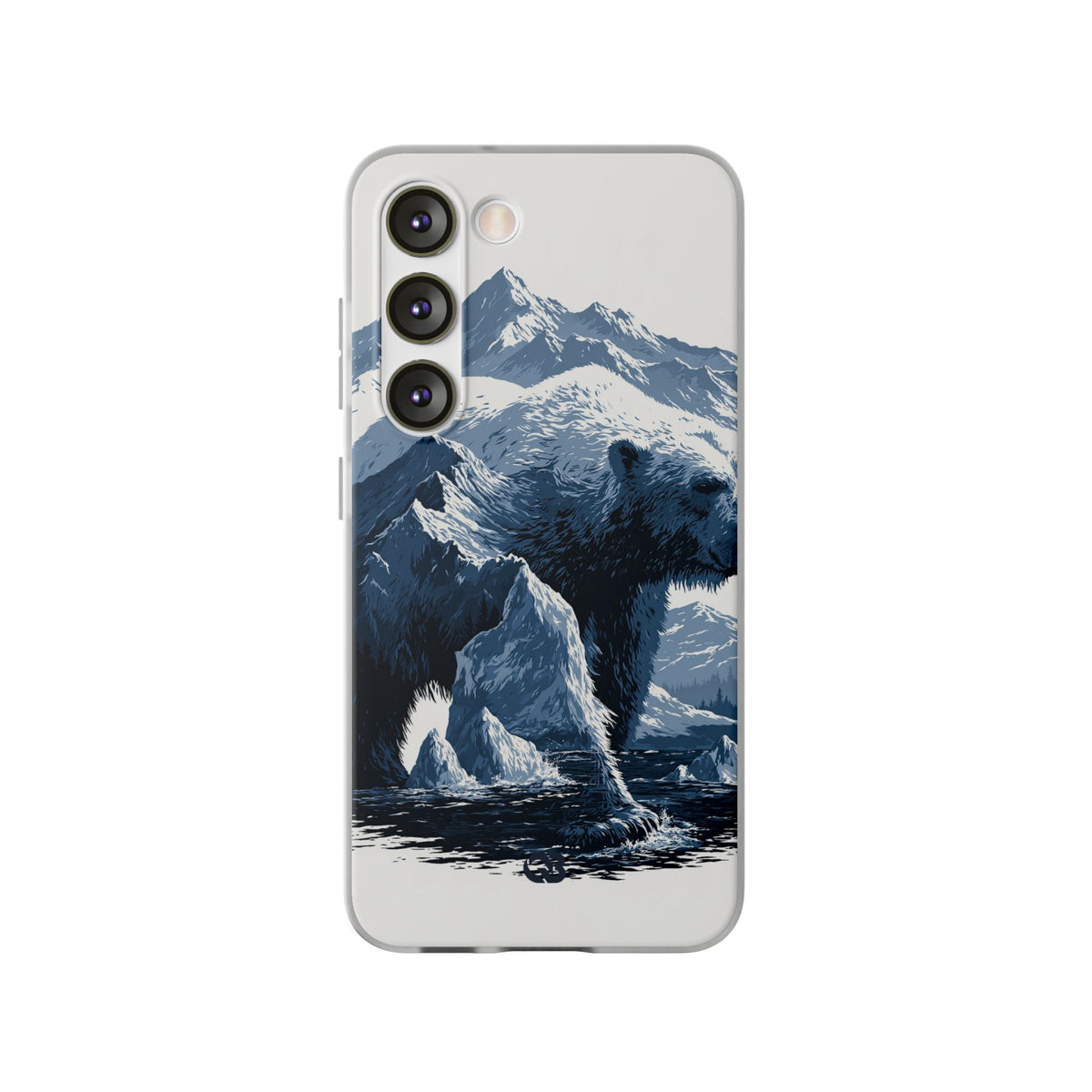 Fjord Summit Bear · Lite Phone Case for Samsung · Blue