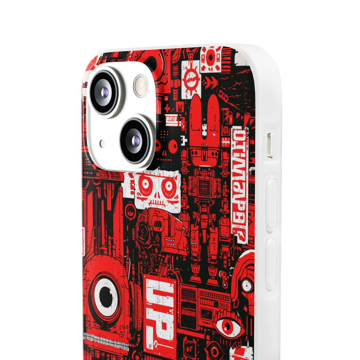 Neo Mecha Collage · Lite Phone Case for iPhone · Red