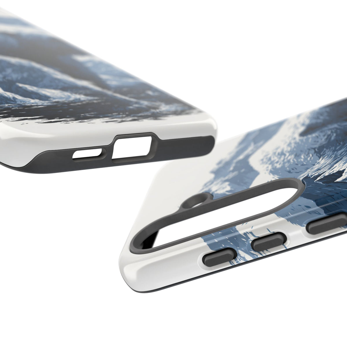 Fjord Summit Bear · Tough Phone Case for Samsung · Blue