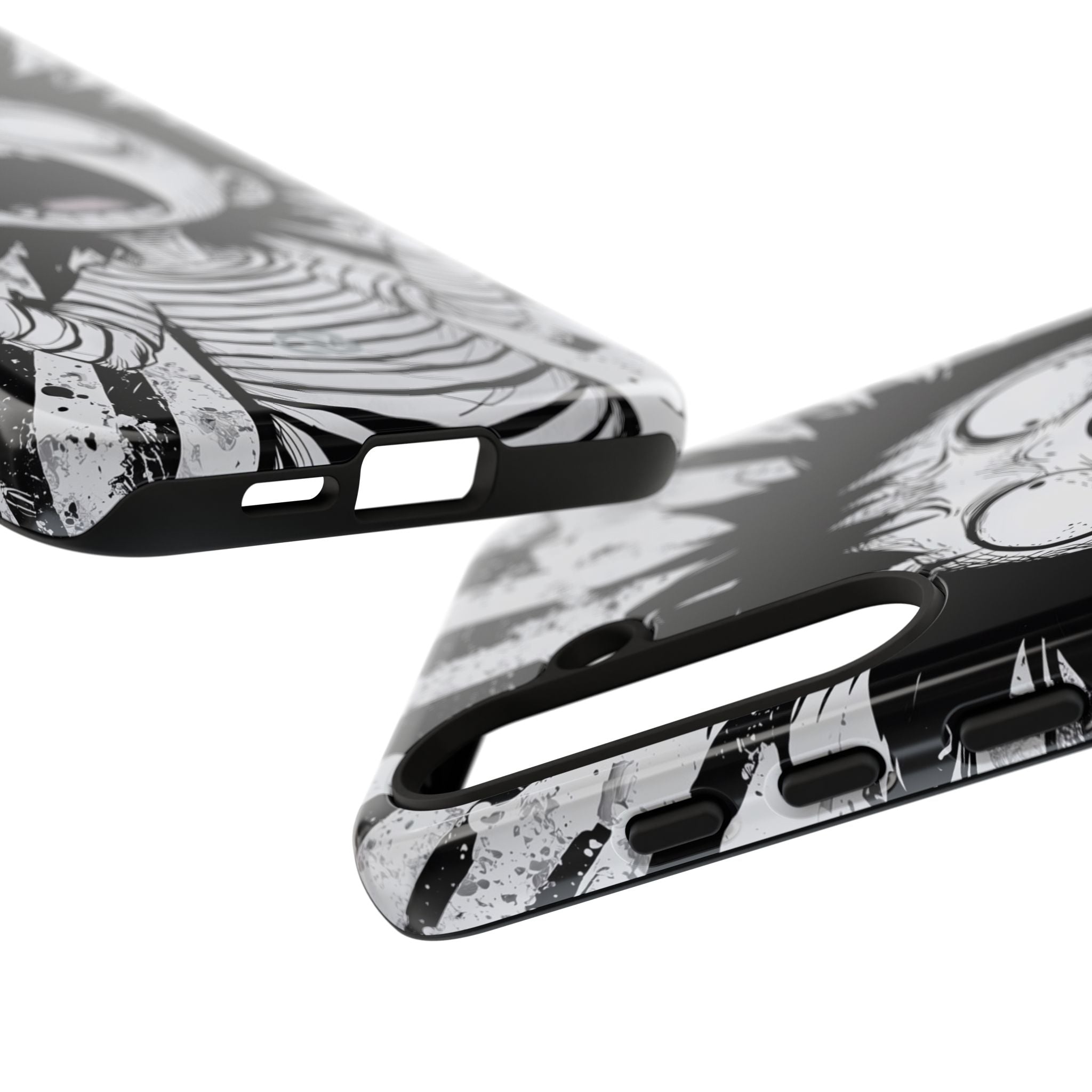 Chaotic Monochrome Scream · Tough Handyhülle für Samsung