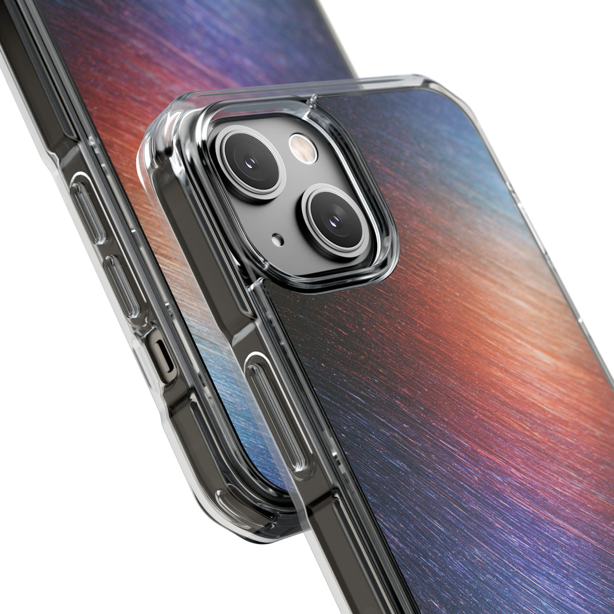 Radiant Energy Stream · Clear Impact Magnetic Phone Case for iPhone · Blue