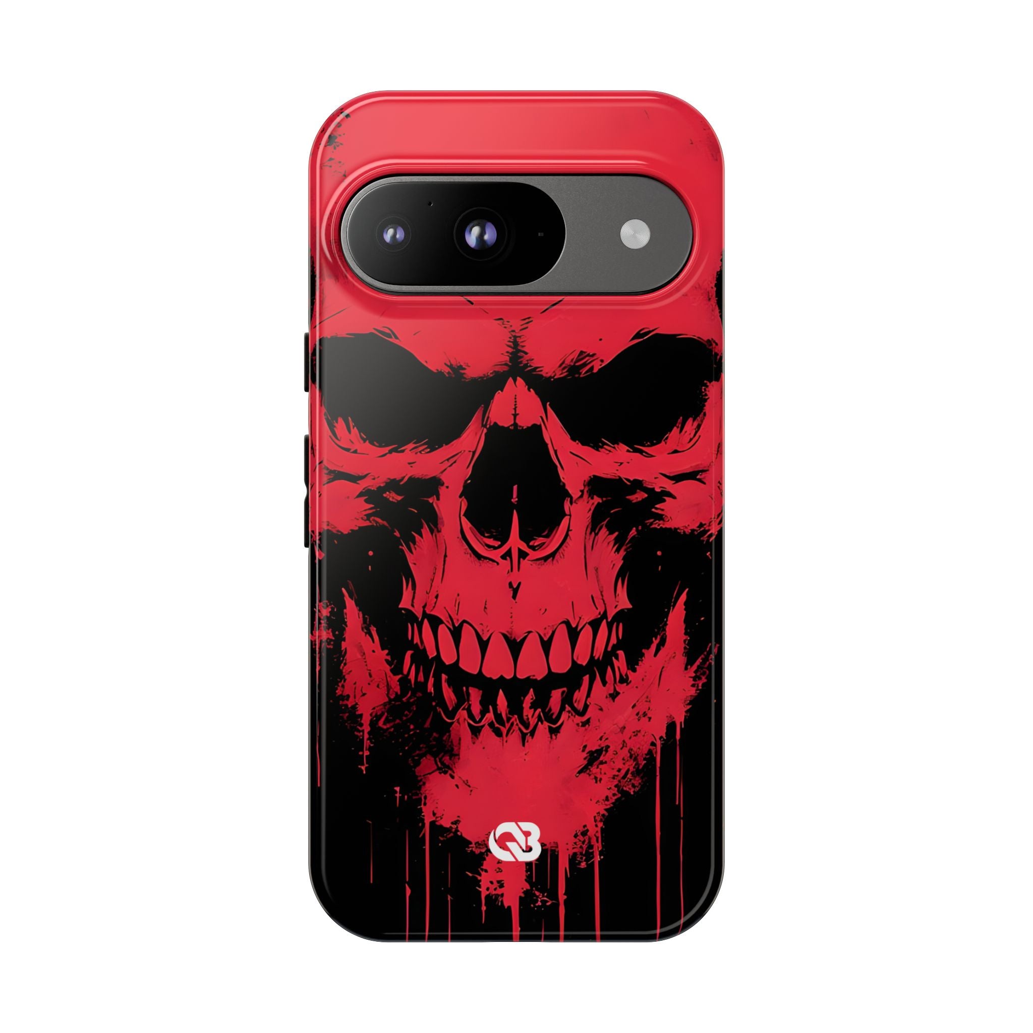 Crimson Street Skull · Tough Phone Case for Google Pixel