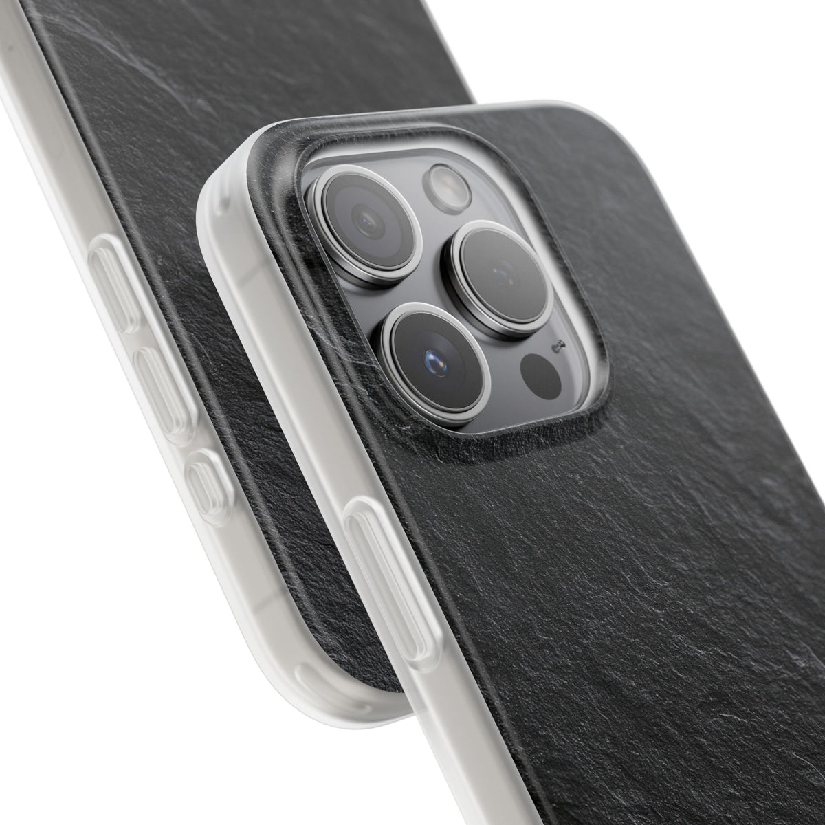 Obsidian Slate · Lite Phone Case for iPhone · Black