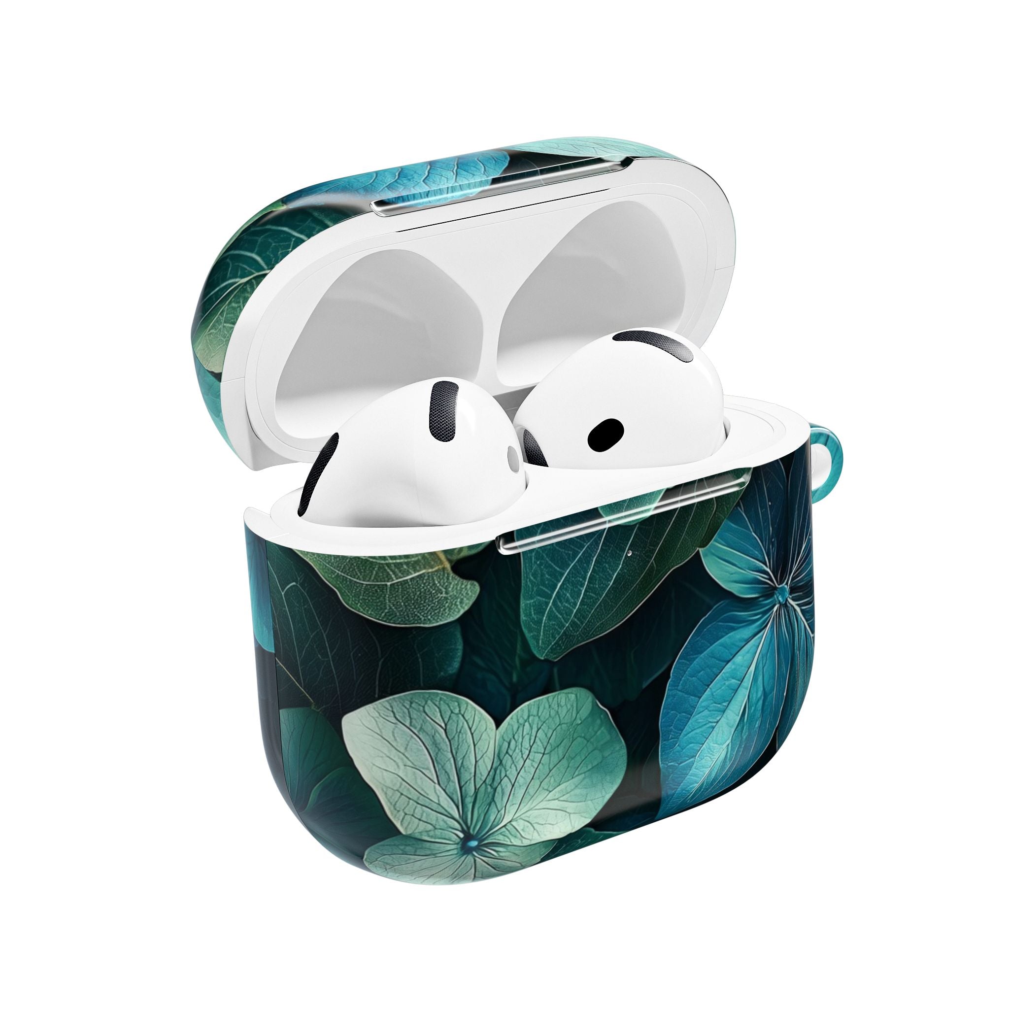 Teal Bloom - AirPods Case