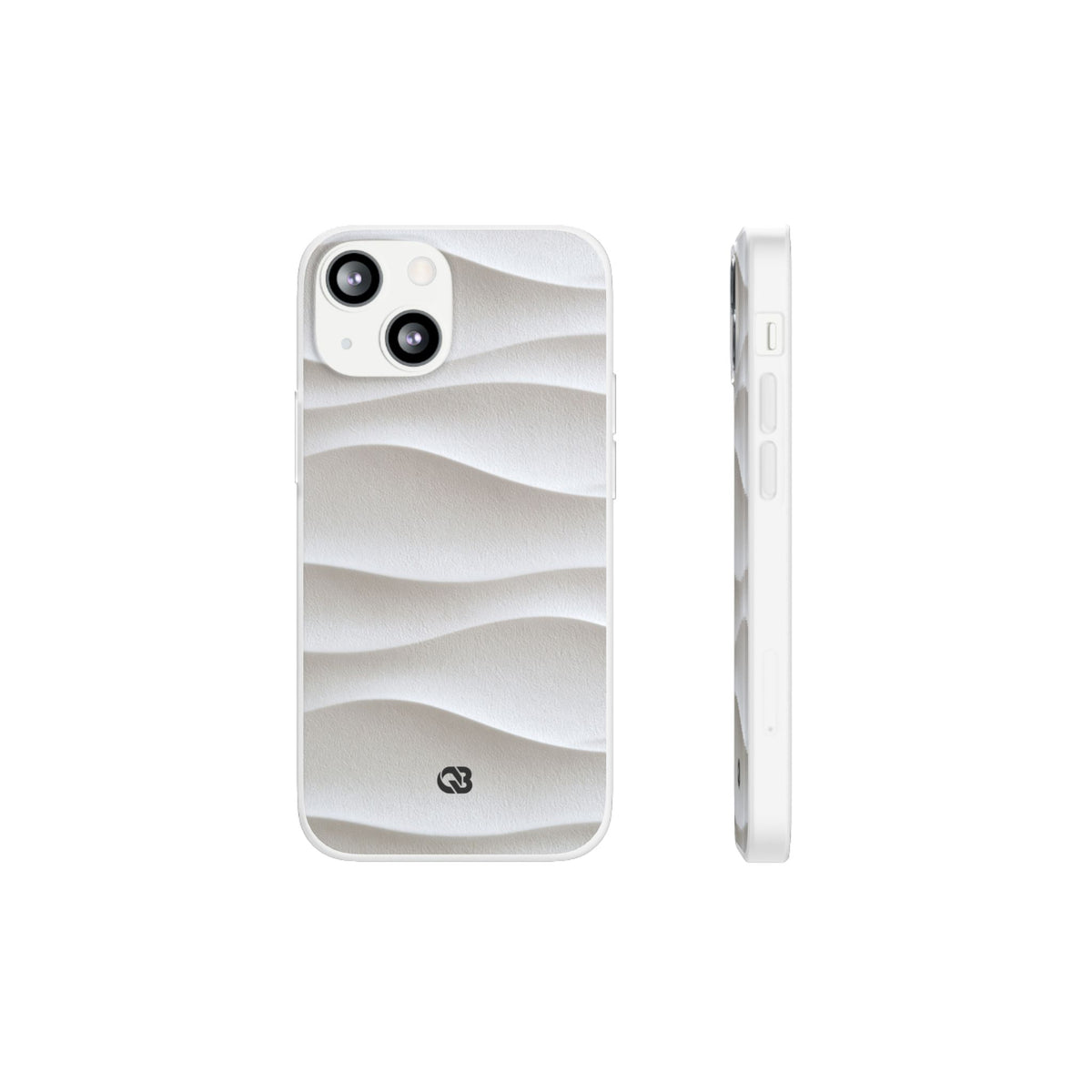 Sculpted Dune Relief · Lite Phone Case for iPhone · White