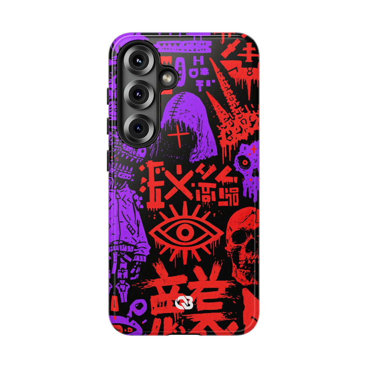 Underground Cyber Glyphs · Tough Phone Case for Samsung · Black