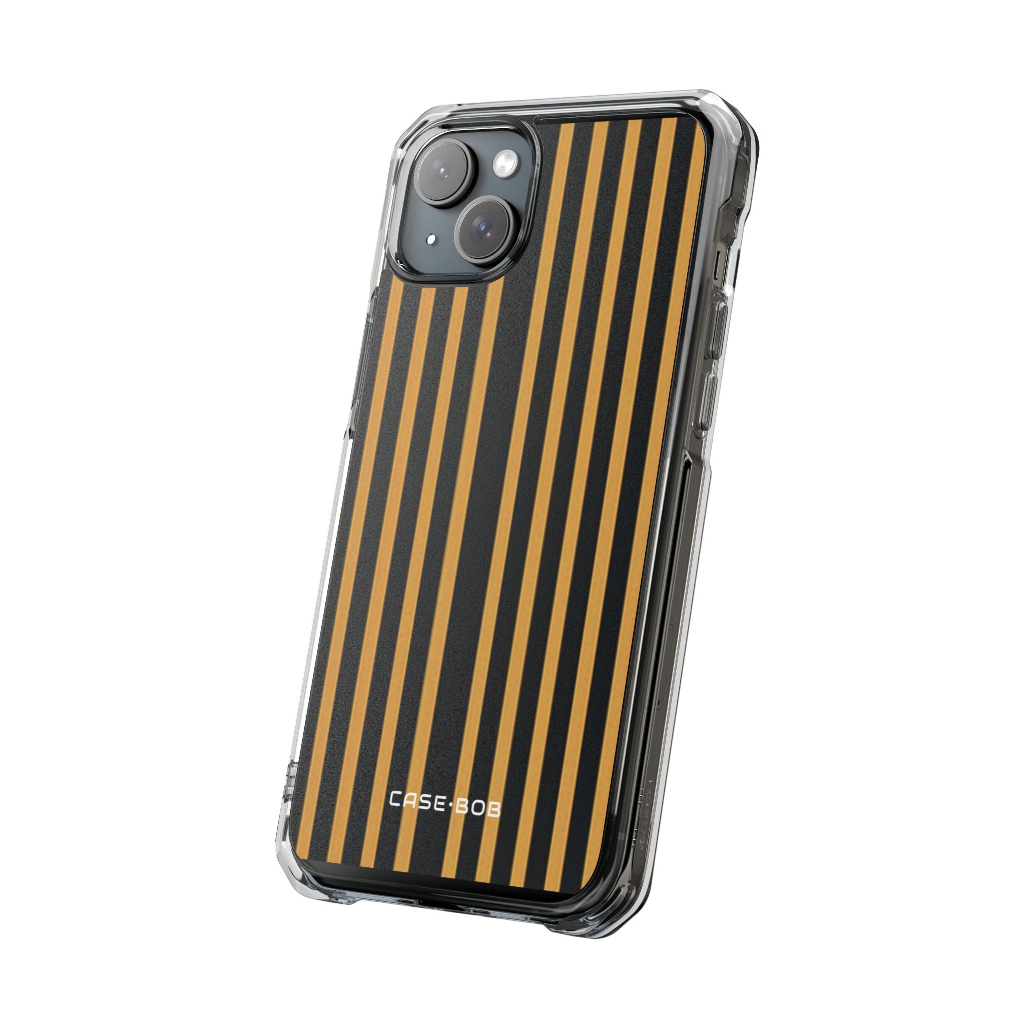 Golden Stripes iPhone 15 Plus Case - Impact
