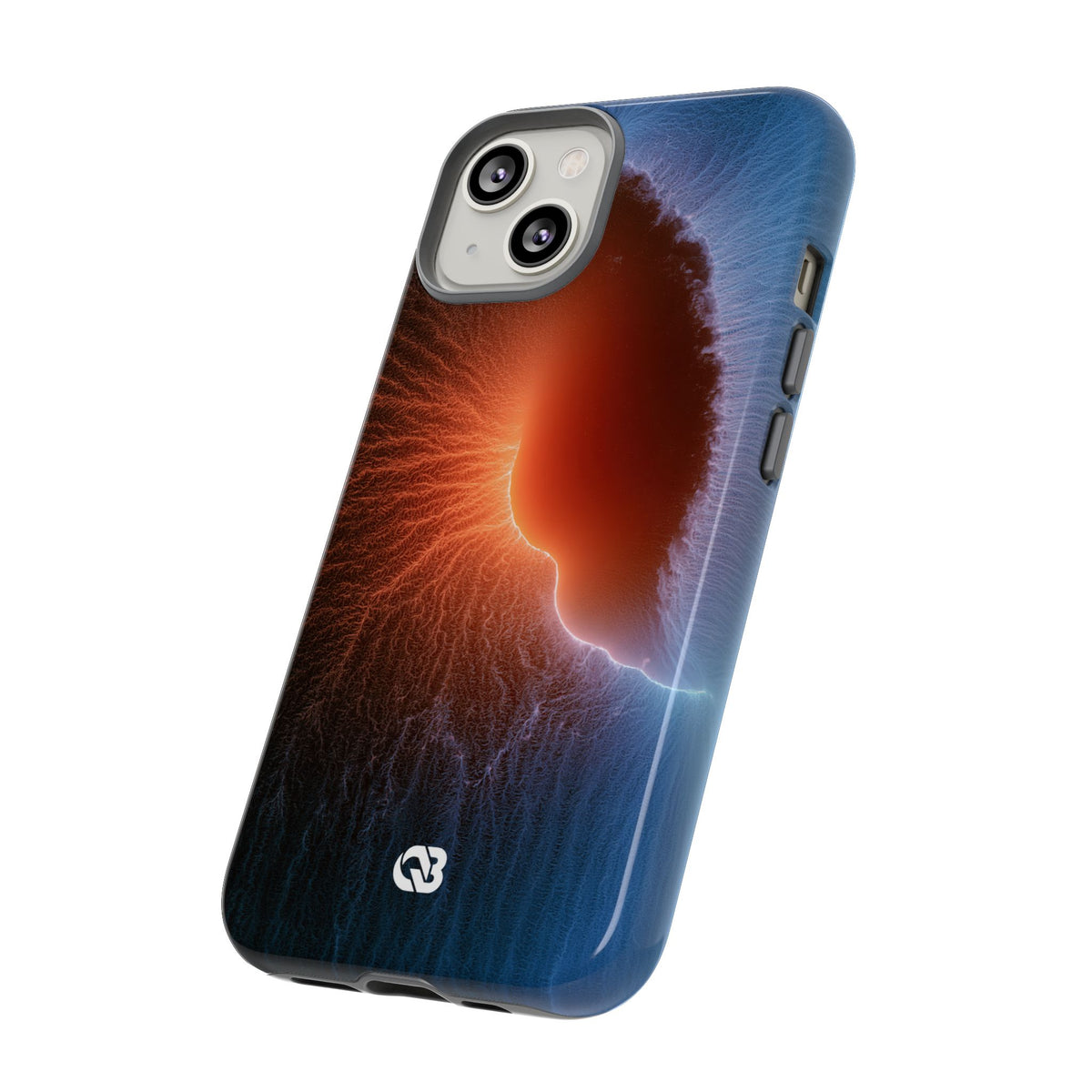 Thermal Aura Pulse · Tough Phone Case for iPhone · Blue