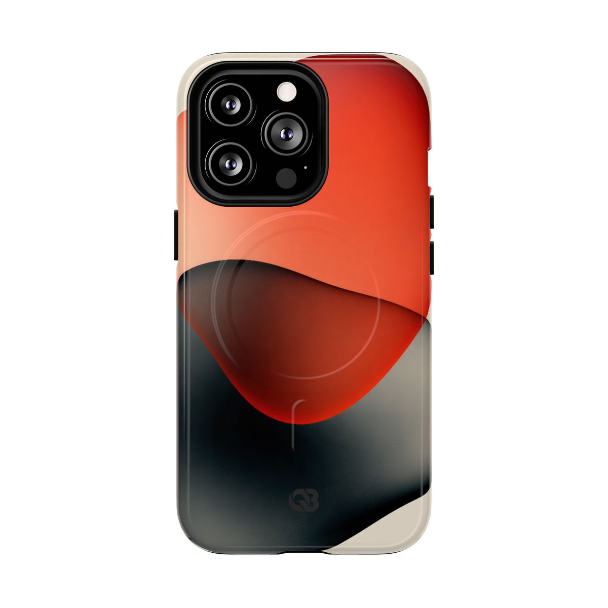 Translucent Crimson Form · Tough 2.0 Magnetic Phone Case for iPhone · Red