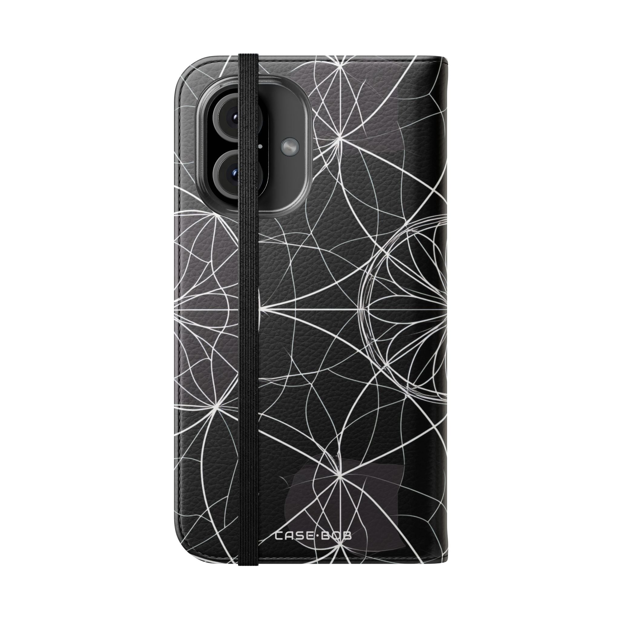 White Mandala Radiance - iPhone 16 Case - Wallet