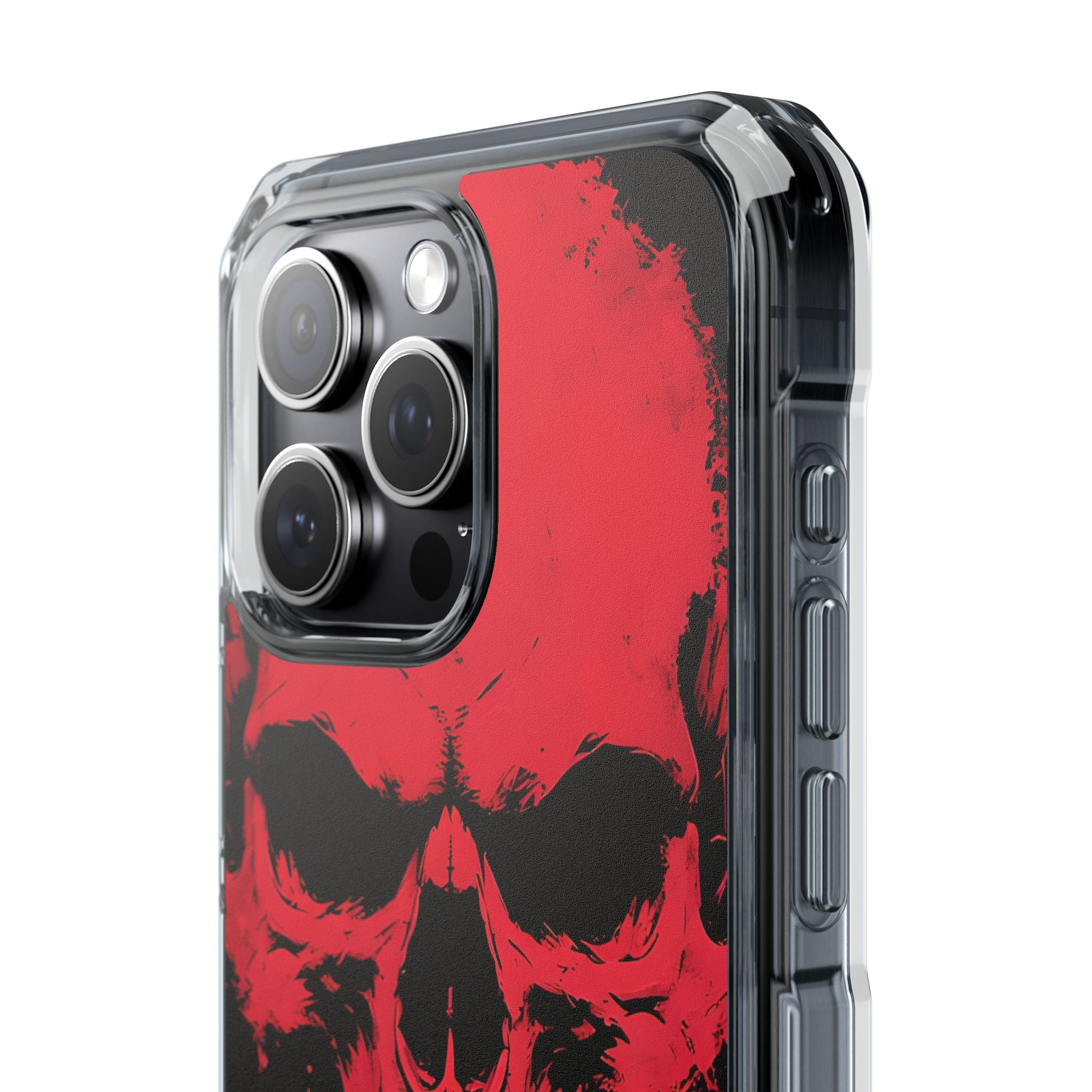 Crimson Street Skull · Impact Phone Case for iPhone · Magsafe