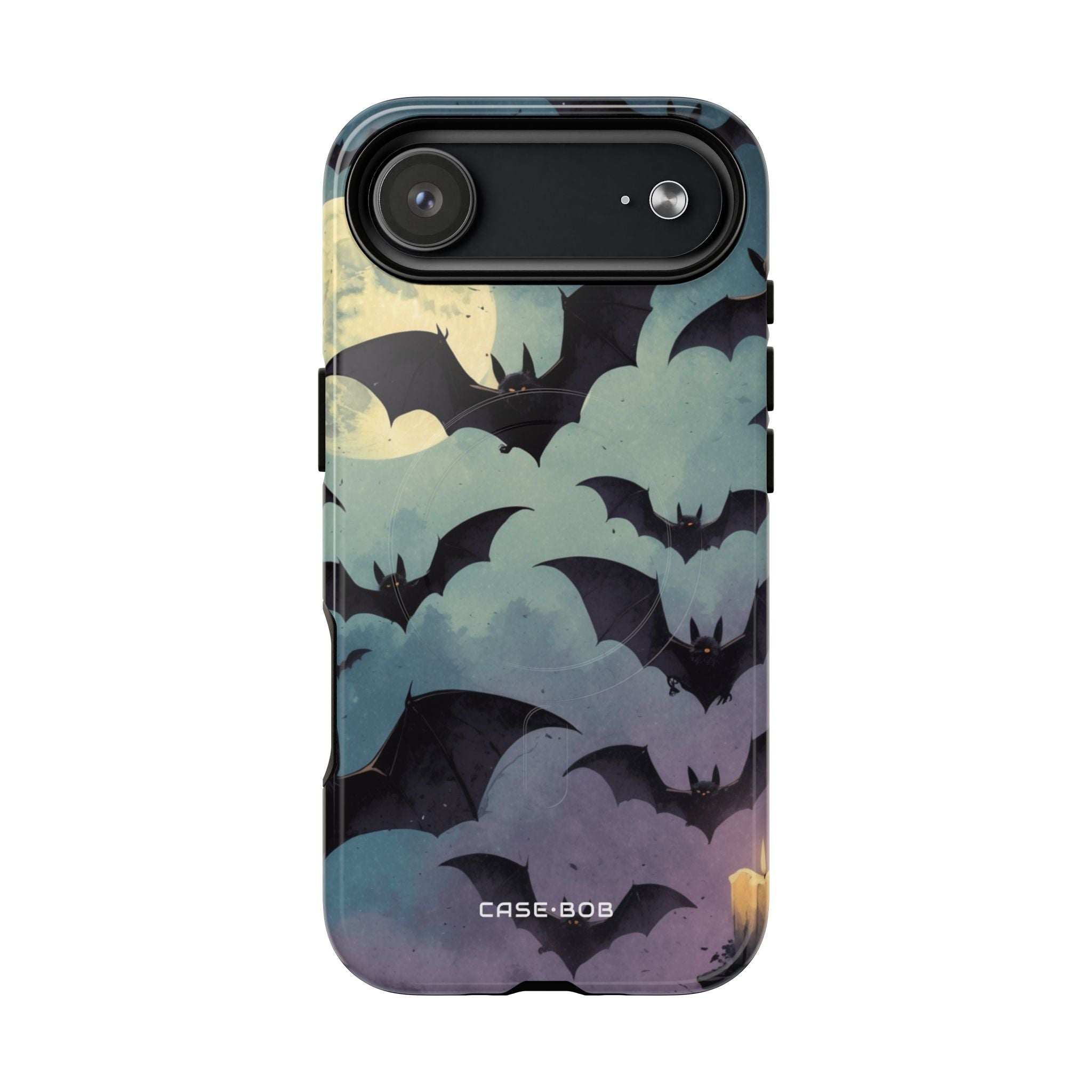 Glowing Bat Swarm iPhone 17 Air Case - Tough+ - CASE•BOB