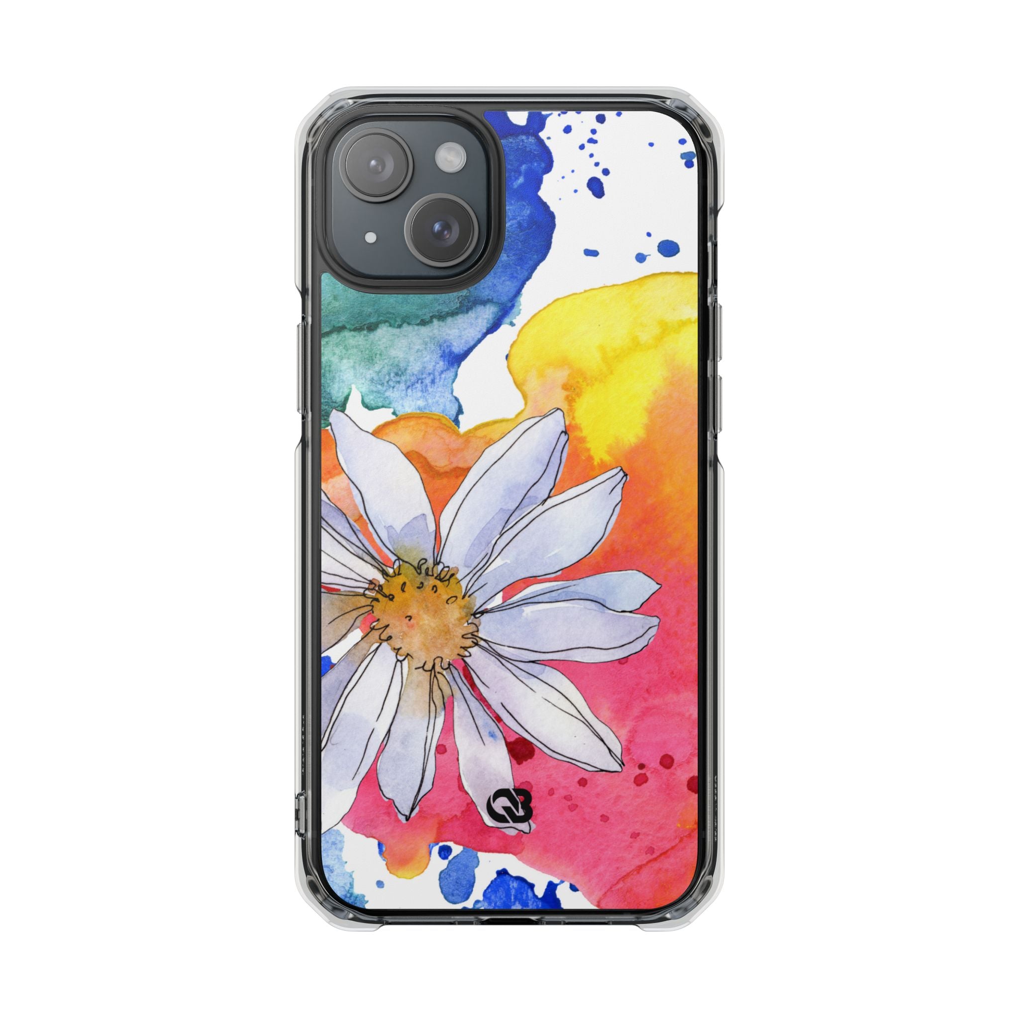 Vivid Bloom Splatter · Impact Handyhülle für iPhone · Magsafe