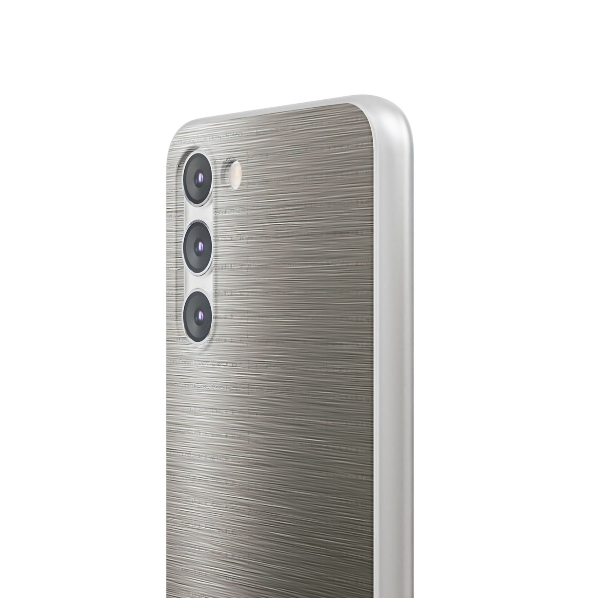 Grey Lite Phone Case for Samsung - Brushed Industrial Steel