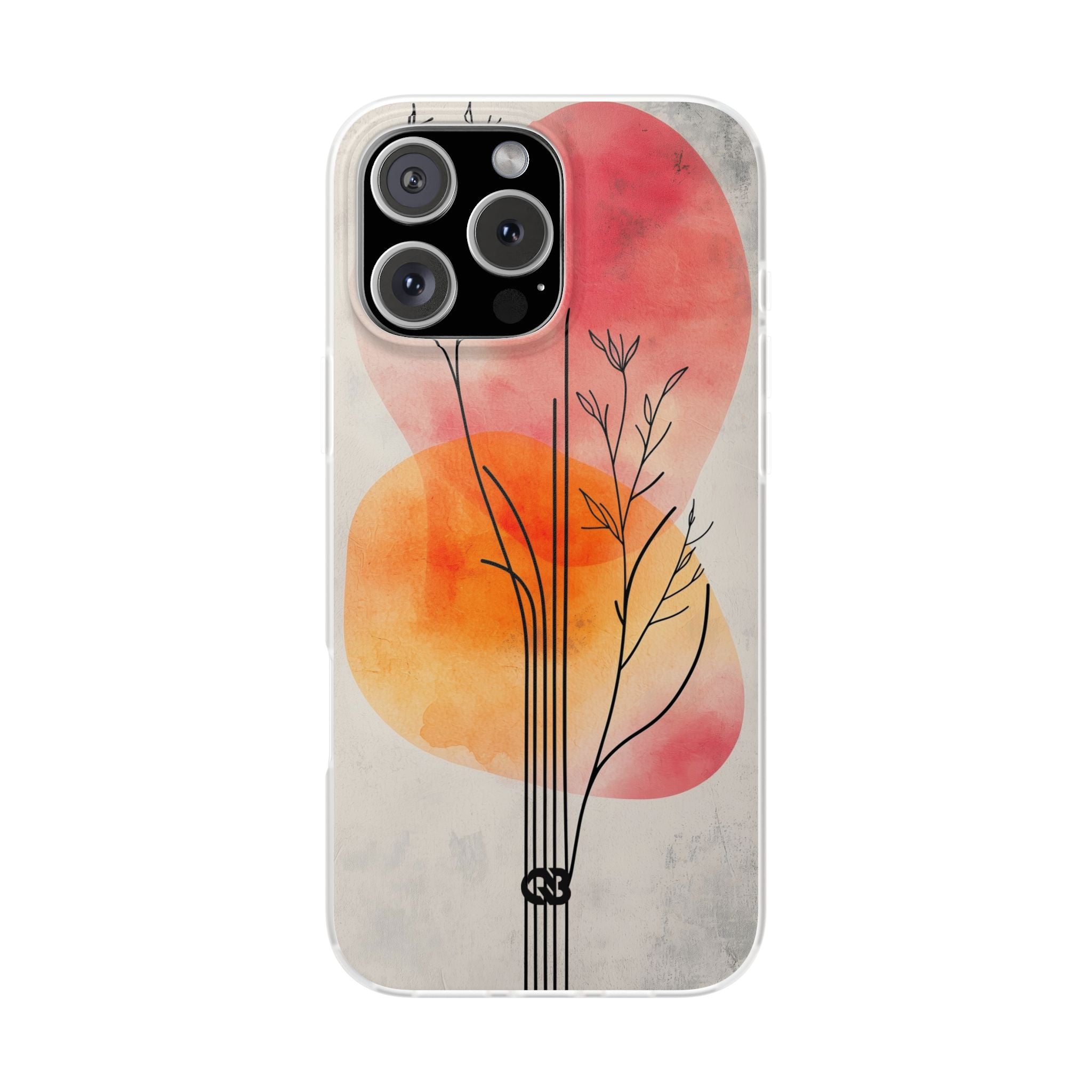Crimson Bloom Lineage · Soft Phone Case for iPhone