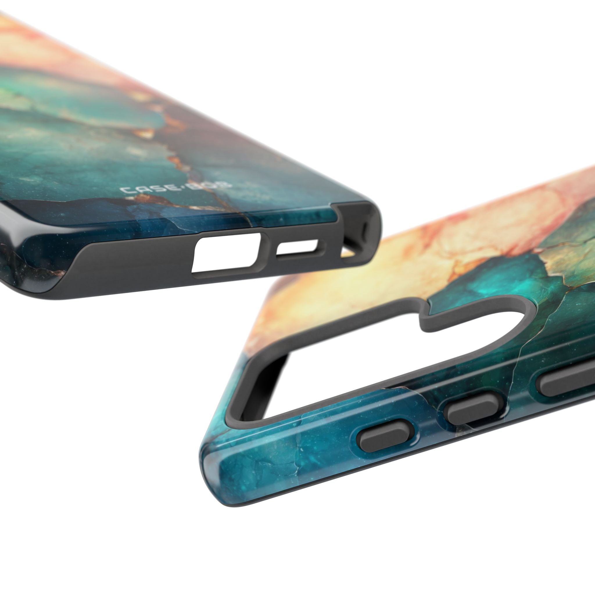 Sininen mosaiikkiveneet Samsung S25 Ultra -kova suojakotelo