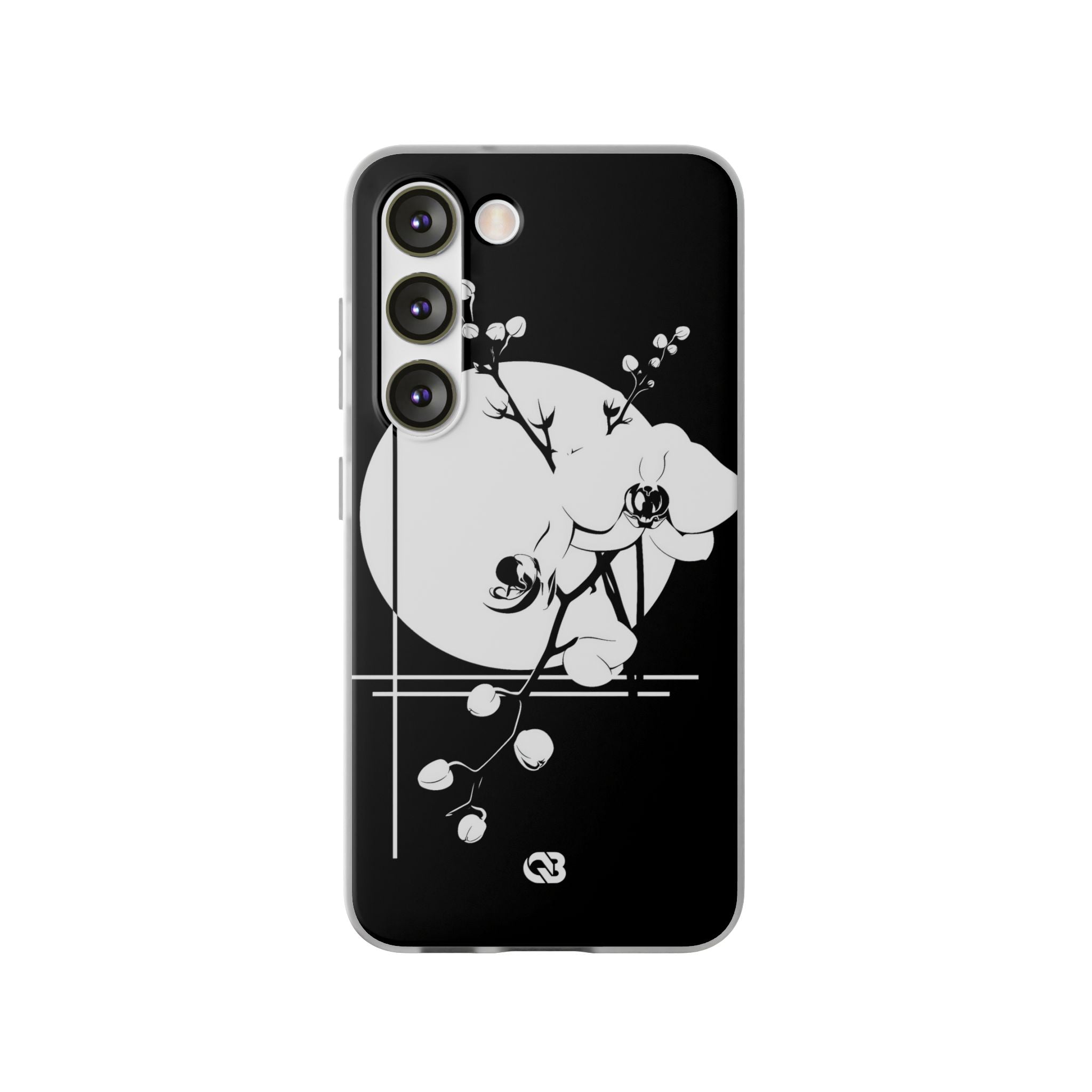 Black Lite Phone Case for Samsung - Lunar Orchid Grid