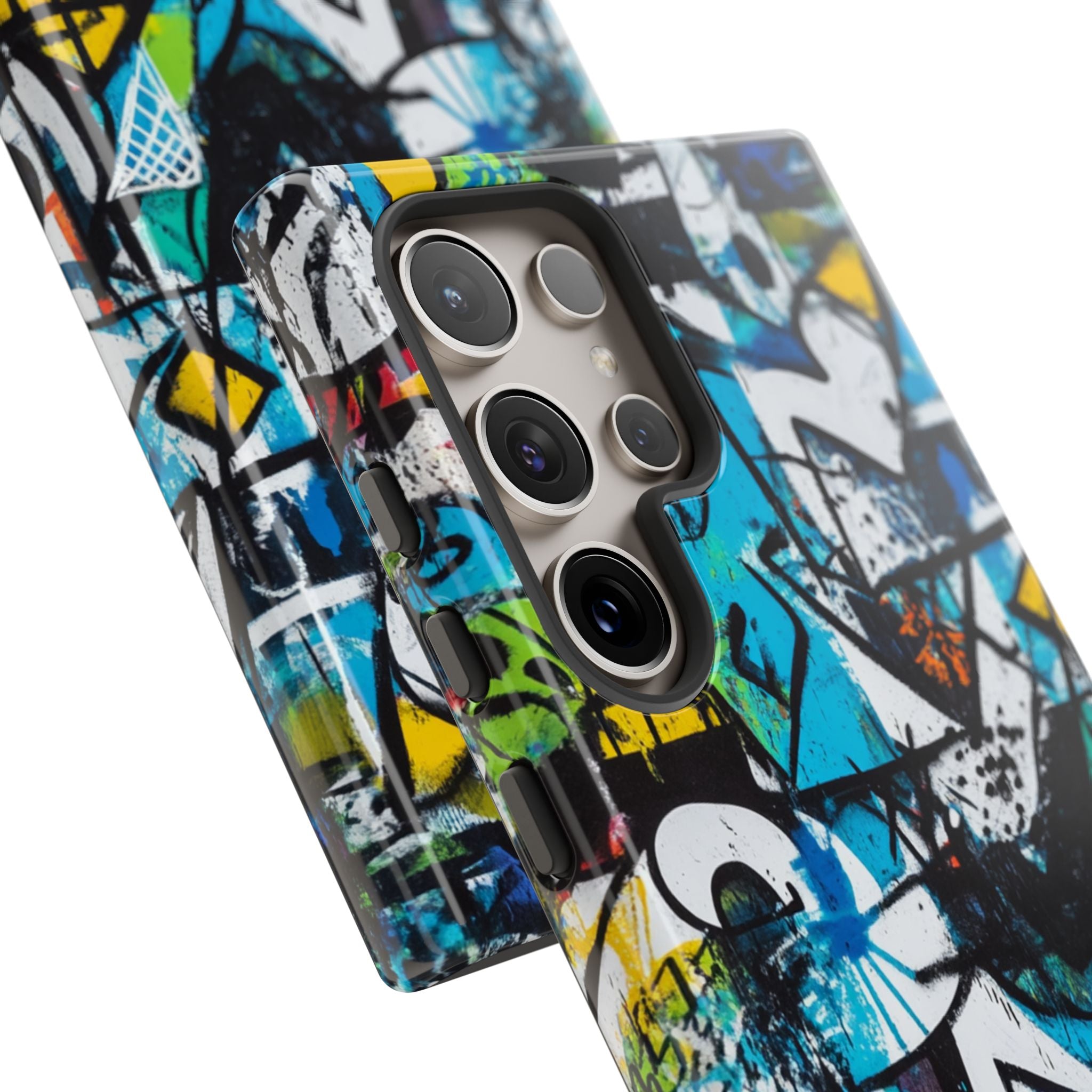 White Ripple Drift Samsung S24 Ultra Case - Tough