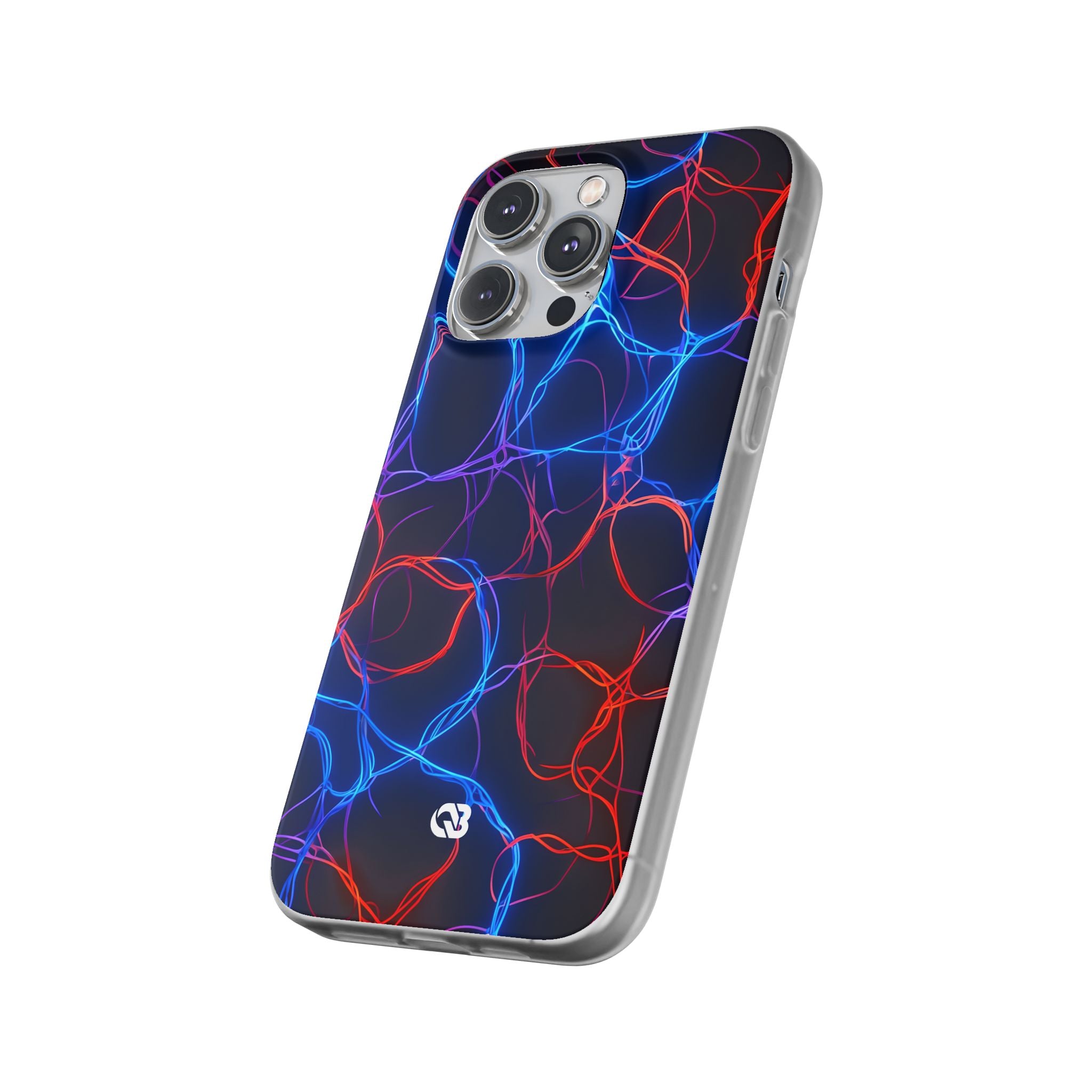 Electric Synapse Glow · Soft Handyhülle für iPhone