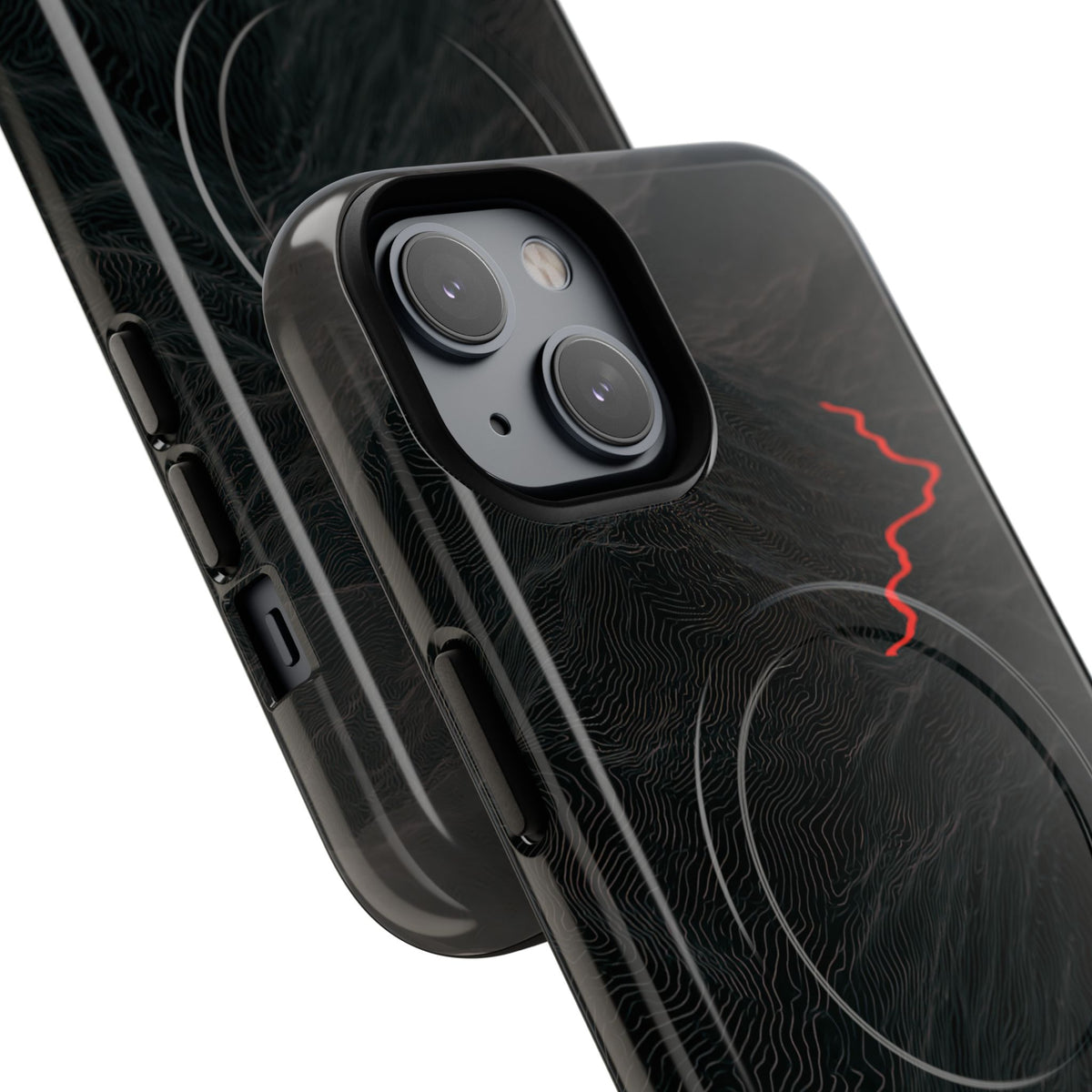 Crimson Ridge Pass · Tough 2.0 Magnetic Phone Case for iPhone · Black